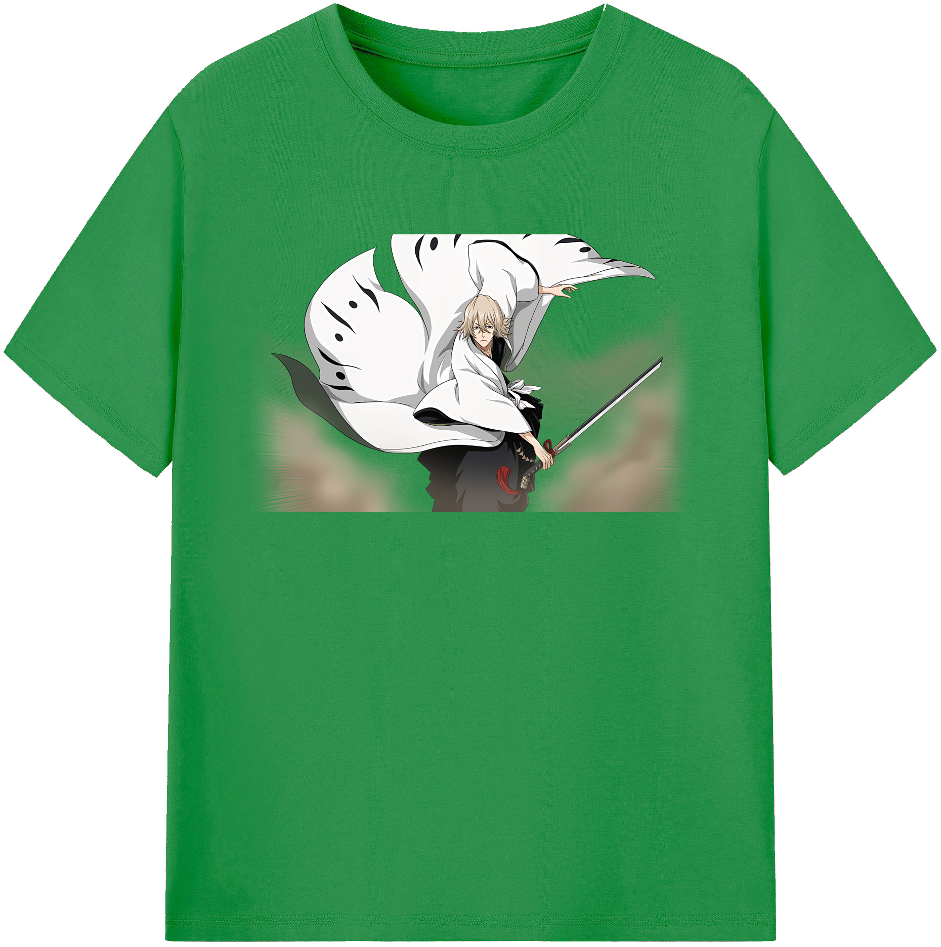 （画像用） "ブリーチ 浦原 喜助（うらはら きすけ） BLEACH Urahara Kisuke " レディースカジュアルプリントTシャツ（綿100％）