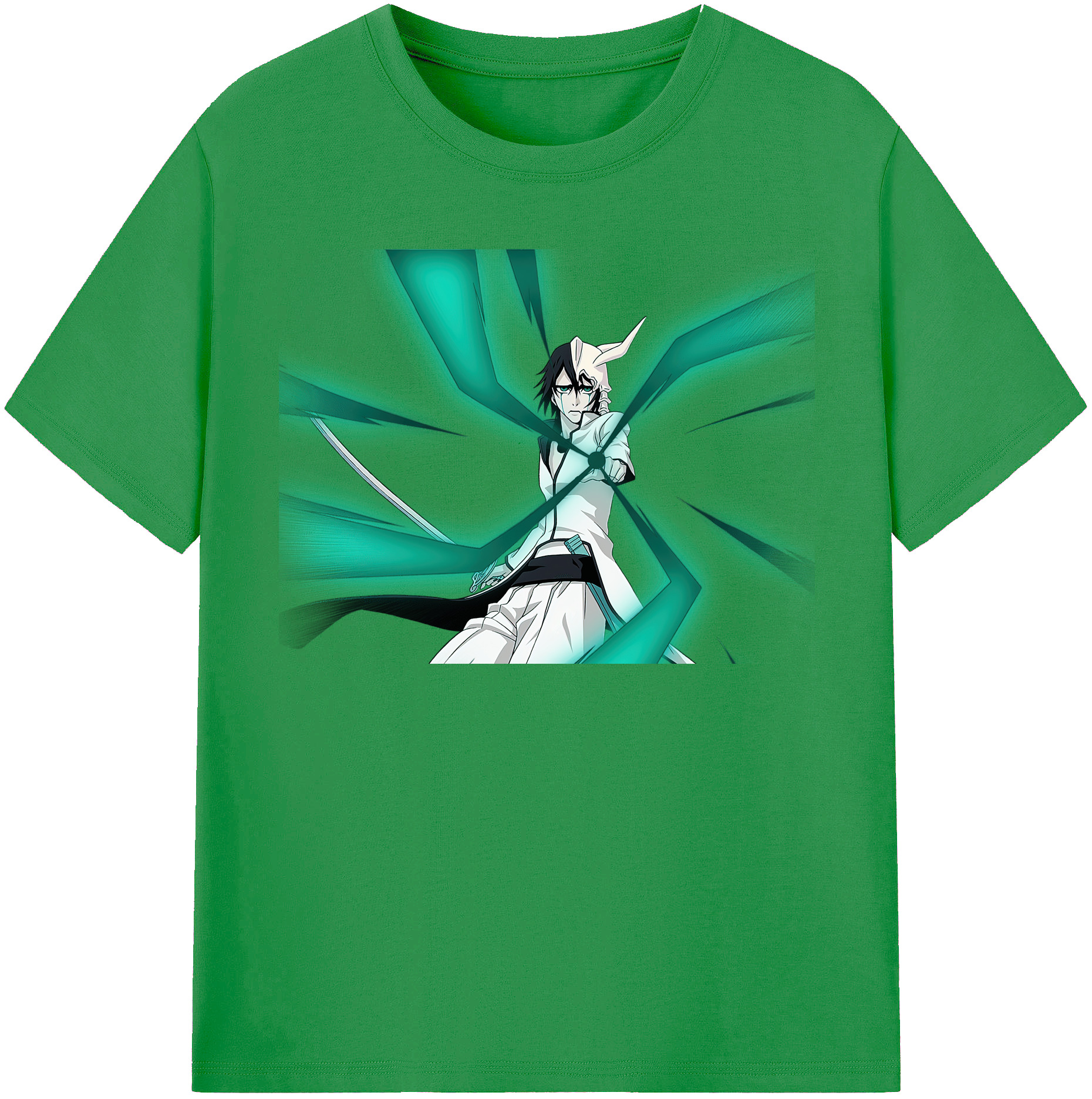 （画像用） ブリーチ ウルキオラ·シファー BLEACH Ulquiorra cifer レディースカジュアルプリントTシャツ（綿100％）