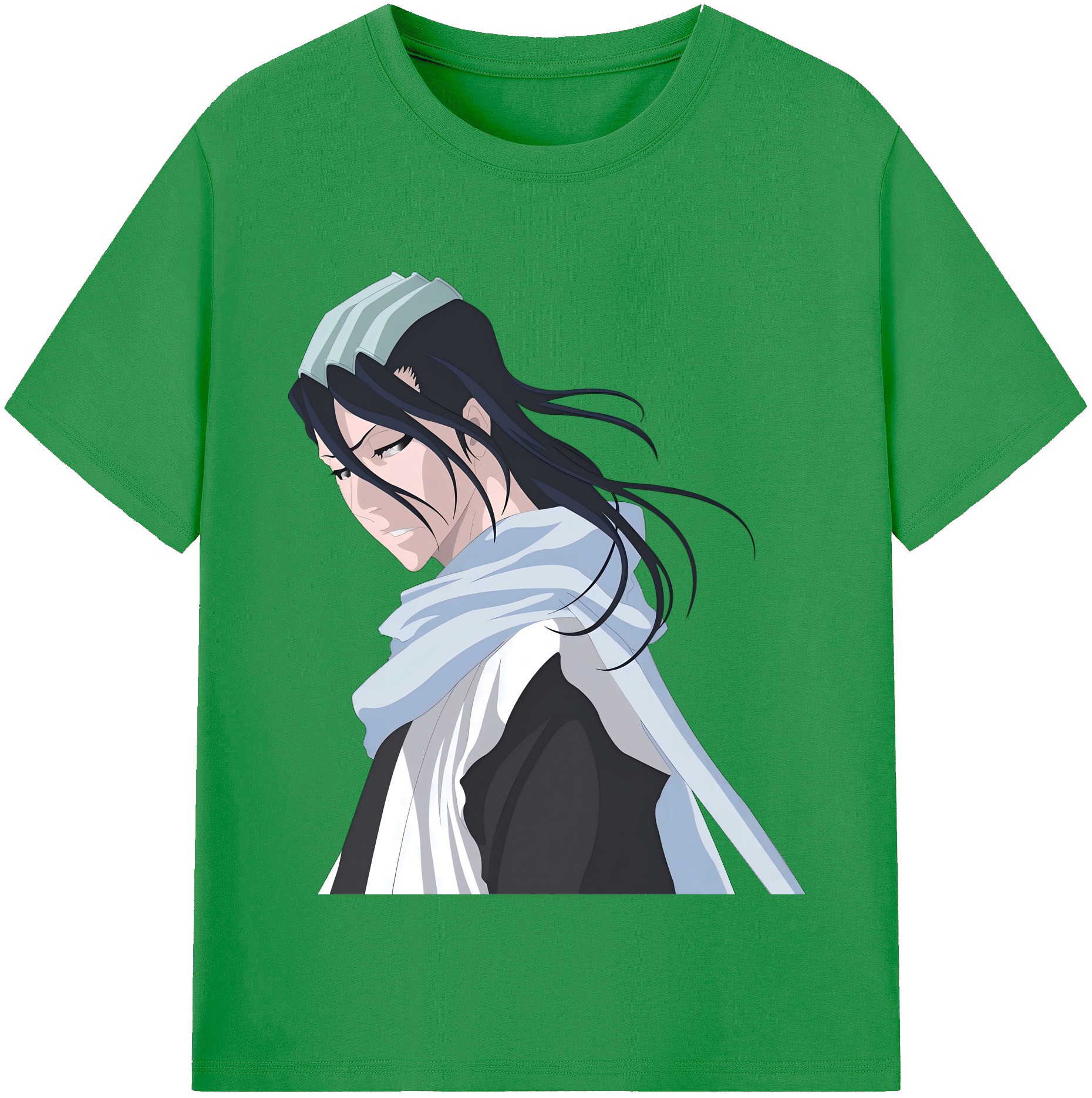 （画像用） ブリーチ くちき びゃくや BLEACH Kuchiki Byakuya レディースカジュアルプリントTシャツ（綿100％）