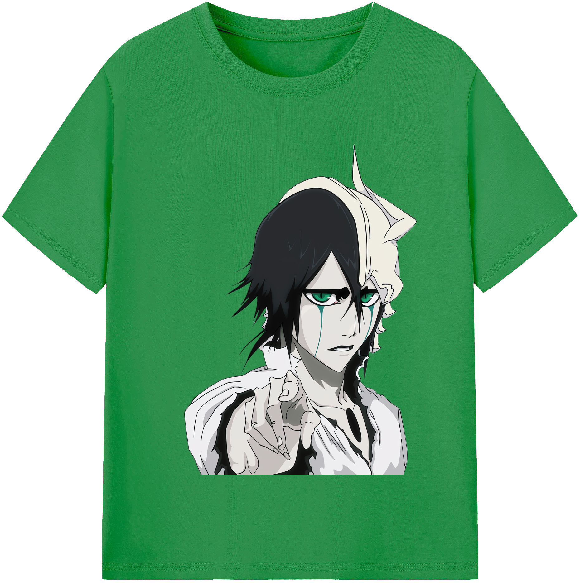 （画像用） ブリーチ ウルキオラ·シファー BLEACH Ulquiorra cifer レディースカジュアルプリントTシャツ（綿100％）