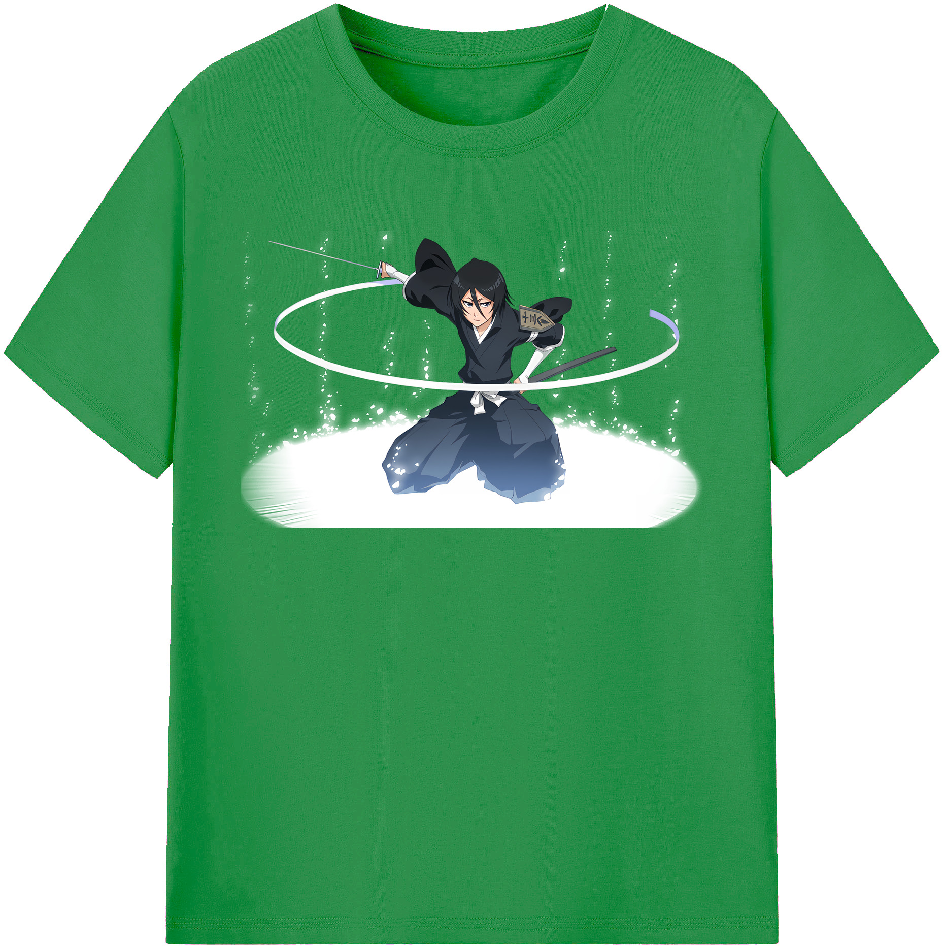 （画像用） ブリーチ 朽木ルキア BLEACH Kuchiki Rukia レディースカジュアルプリントTシャツ（綿100％）