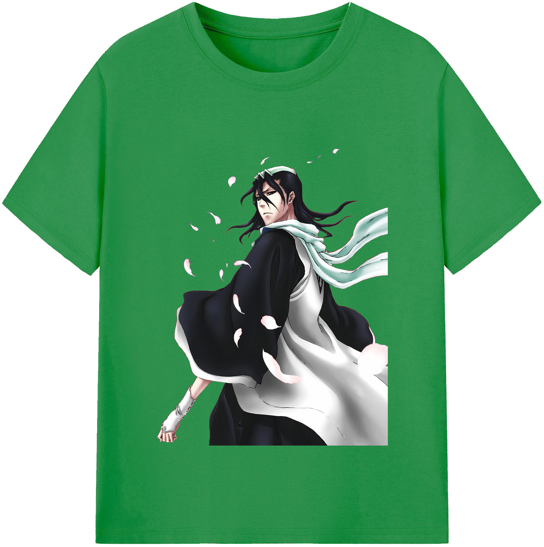 （画像用） ブリーチ くちき びゃくや BLEACH Kuchiki Byakuya レディースカジュアルプリントTシャツ（綿100％）