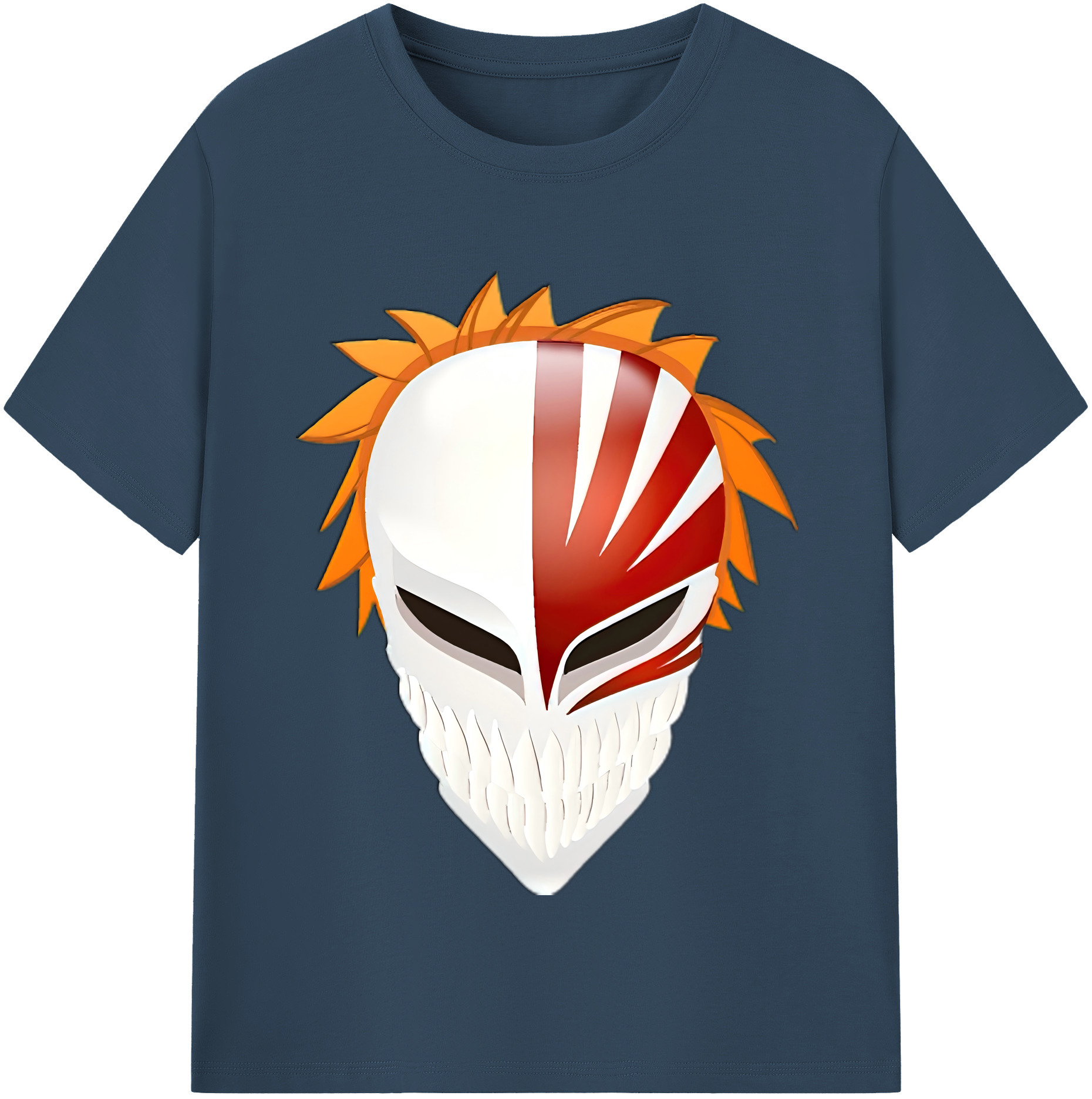 （画像用） ブリーチ 黒崎一護（くろさき いちご）BLEACH Kurosaki Ichigo レディースカジュアルプリントTシャツ（綿100％）