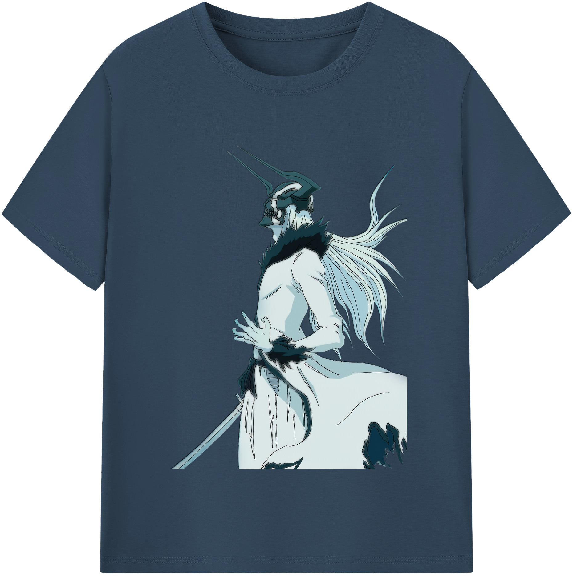 （画像用） ブリーチ 黒崎一護（くろさき いちご）BLEACH Kurosaki Ichigo レディースカジュアルプリントTシャツ（綿100％）