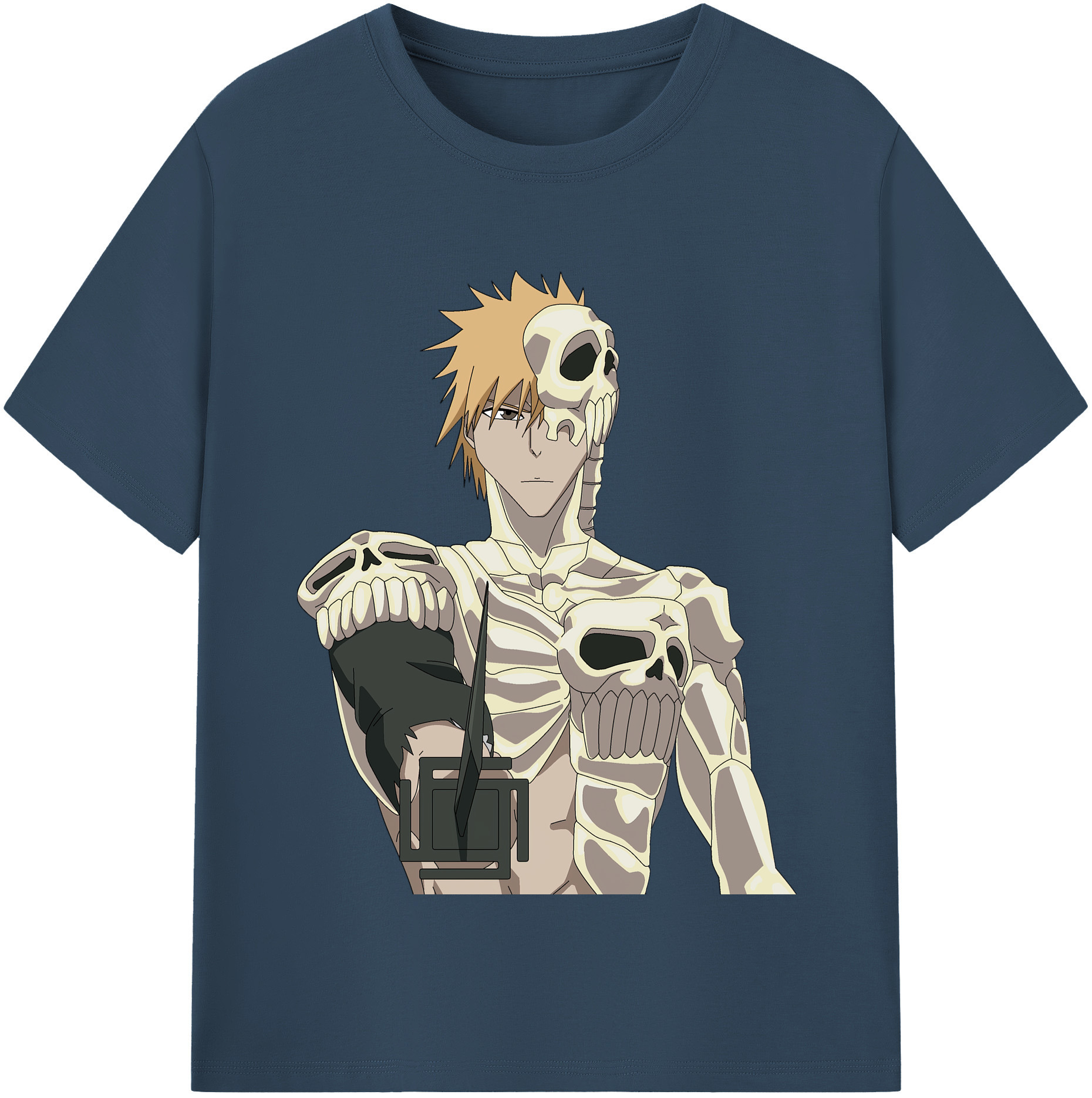（画像用） ブリーチ 黒崎一護（くろさき いちご）BLEACH Kurosaki Ichigo レディースカジュアルプリントTシャツ（綿100％）