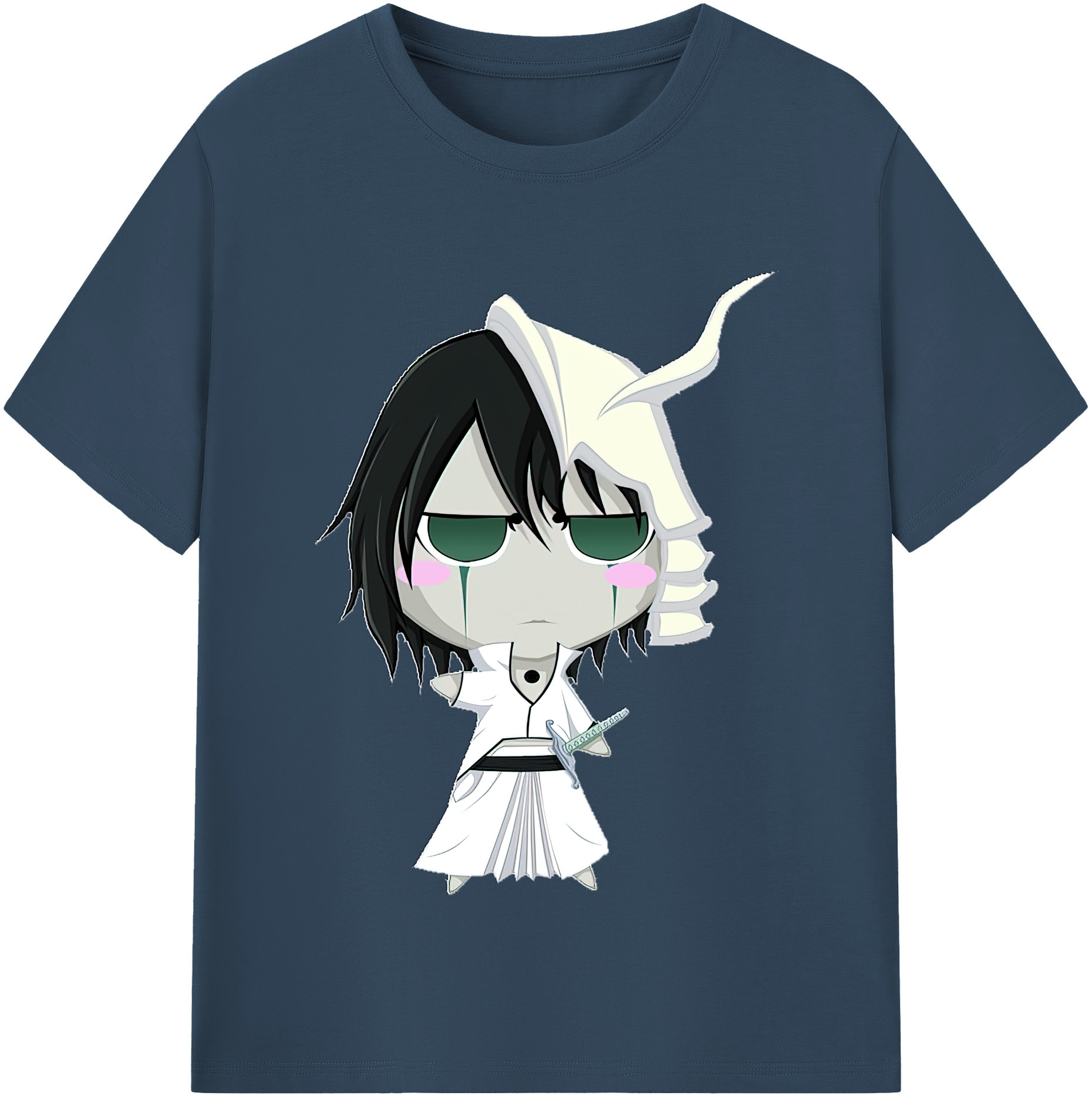 （画像用） ブリーチ ウルキオラ·シファー BLEACH Ulquiorra cifer レディースカジュアルプリントTシャツ（綿100％）