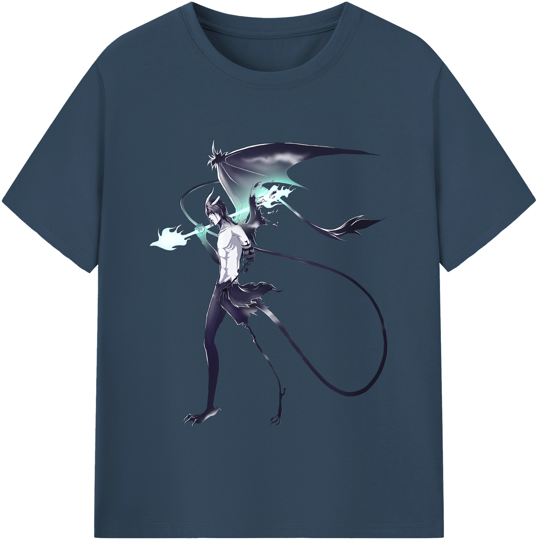 （画像用） ブリーチ ウルキオラ·シファー BLEACH Ulquiorra cifer レディースカジュアルプリントTシャツ（綿100％）