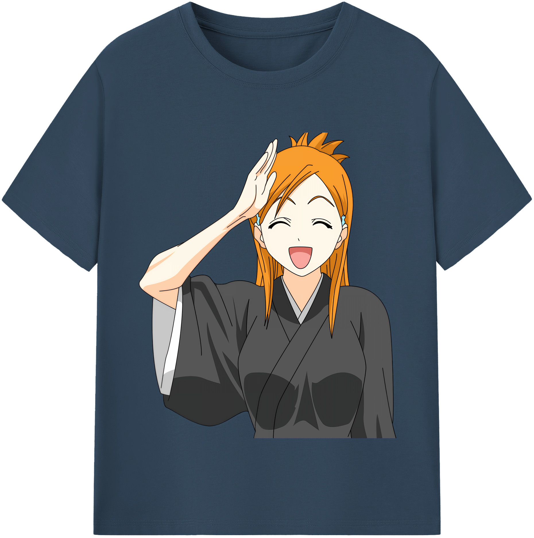（画像用） ブリーチ 井上織姫（いのうえおりひめ） BLEACH Inoue Orihime レディースカジュアルプリントTシャツ（綿100％）