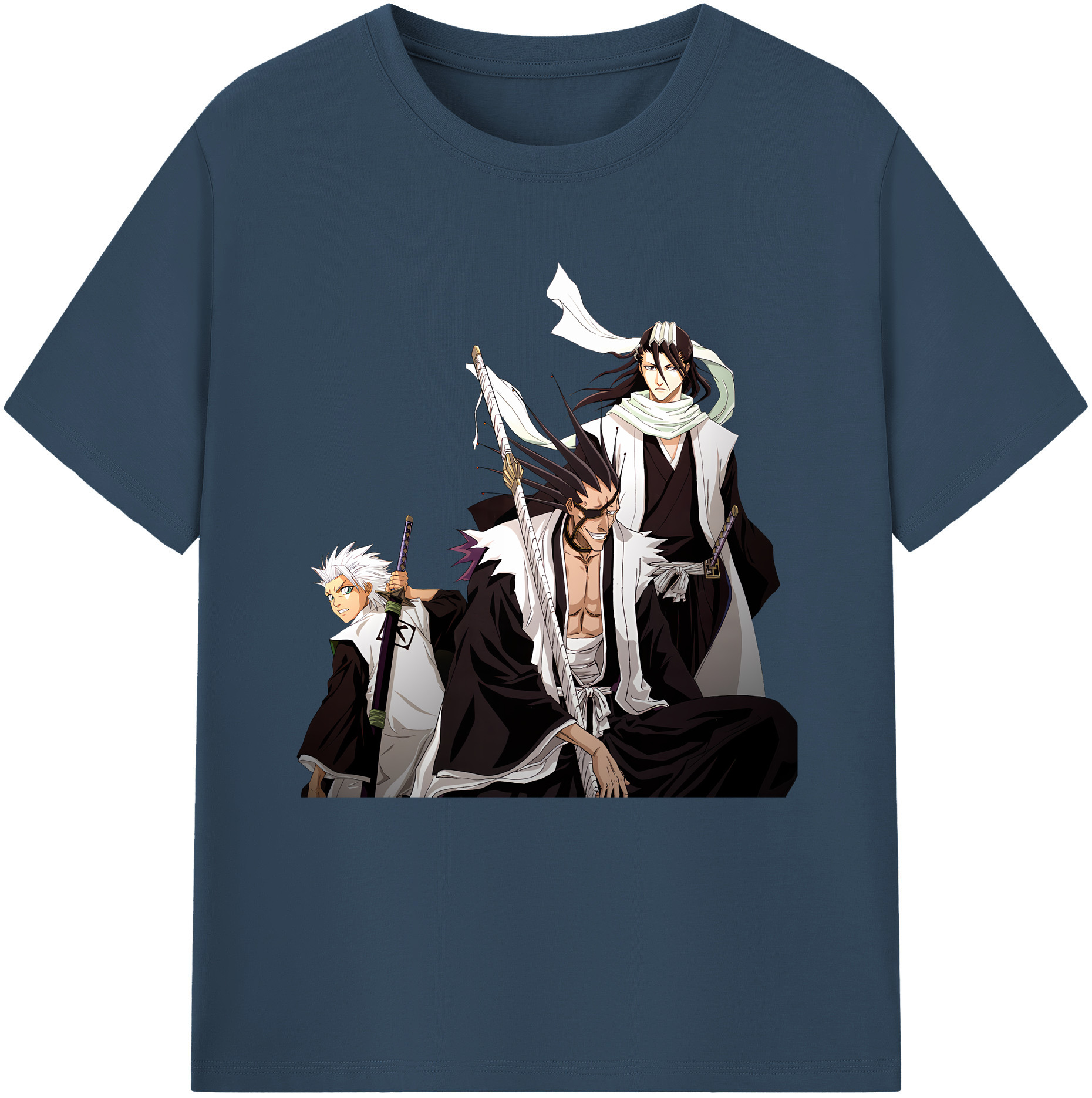 （画像用） ブリーチ ざらき けんぱち BLEACH Zaraki Kenpachi レディースカジュアルプリントTシャツ（綿100％）