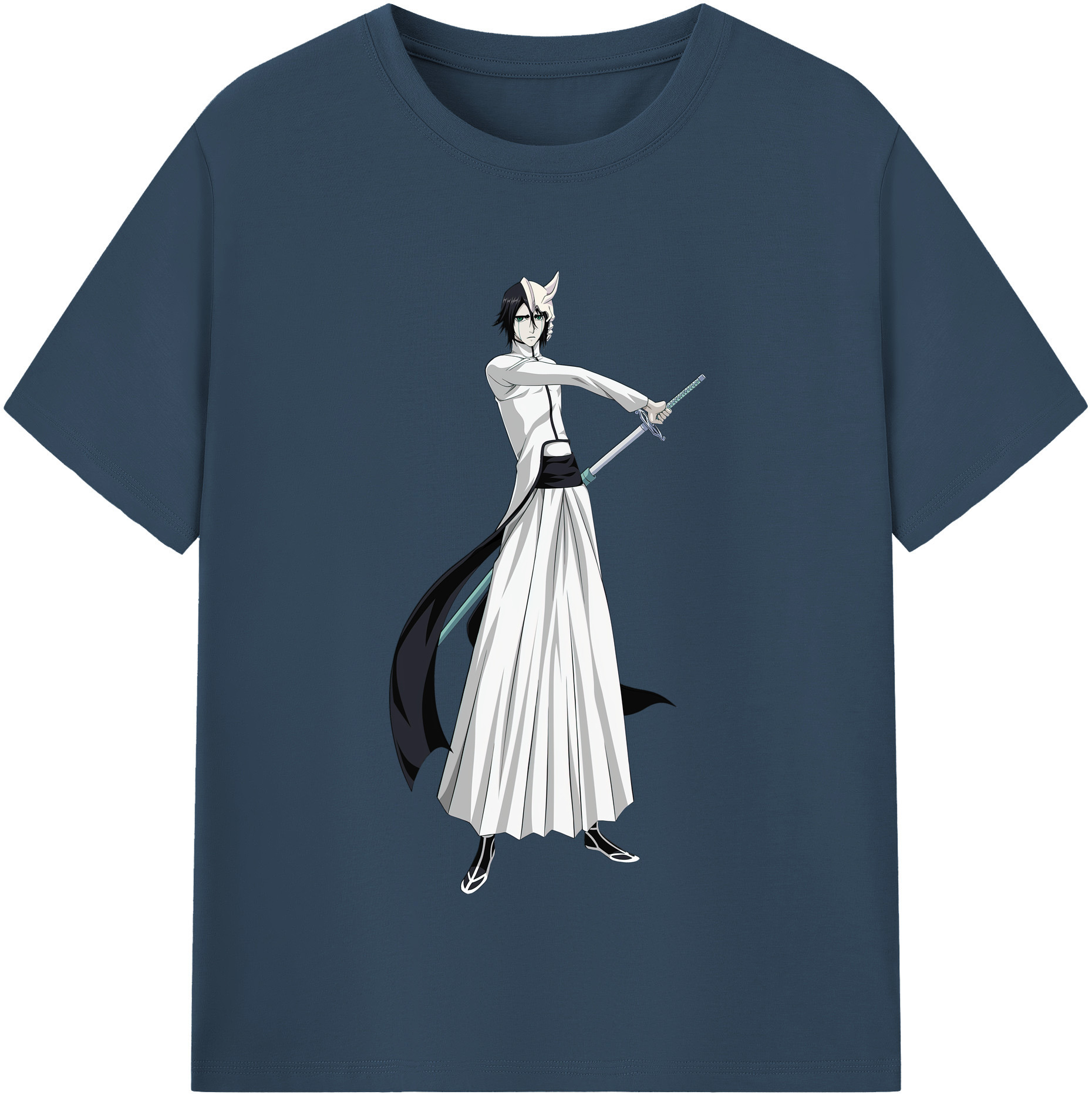 （画像用） ブリーチ ウルキオラ·シファー BLEACH Ulquiorra cifer レディースカジュアルプリントTシャツ（綿100％）