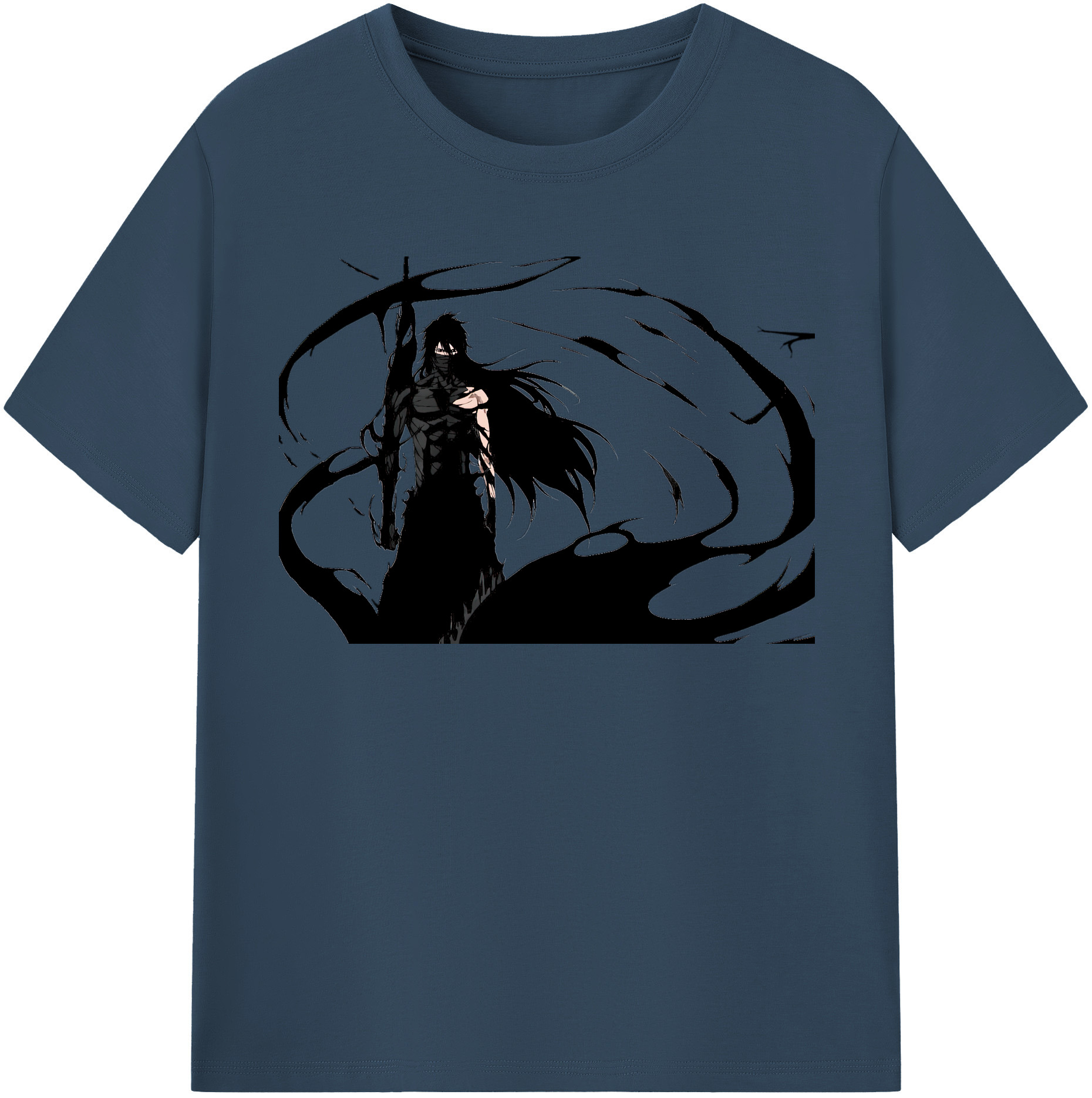 （画像用） ブリーチ 黒崎一護（くろさき いちご）BLEACH Kurosaki Ichigo レディースカジュアルプリントTシャツ（綿100％）