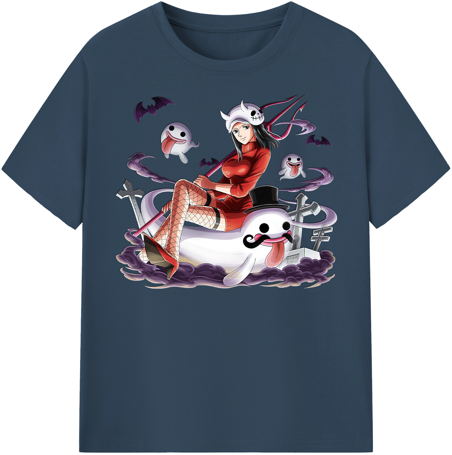（画像用） ブリーチ くちき びゃくや BLEACH Kuchiki Byakuya レディースカジュアルプリントTシャツ（綿100％）