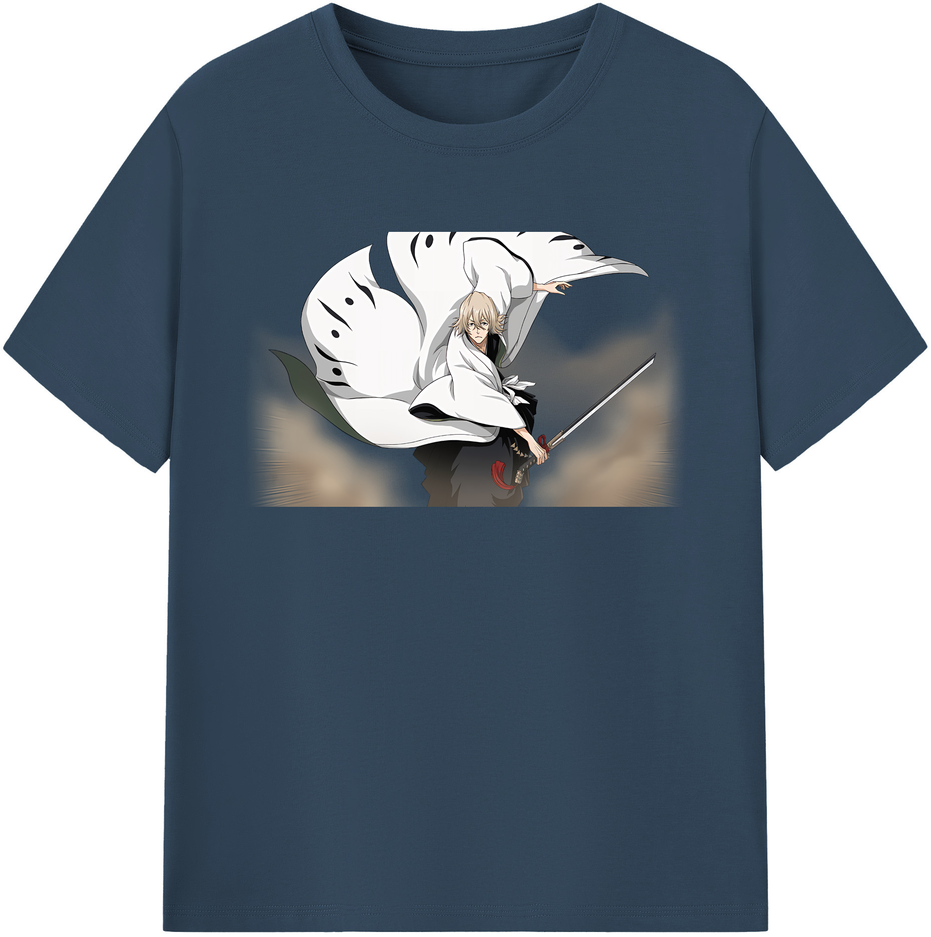 （画像用） "ブリーチ 浦原 喜助（うらはら きすけ） BLEACH Urahara Kisuke " レディースカジュアルプリントTシャツ（綿100％）