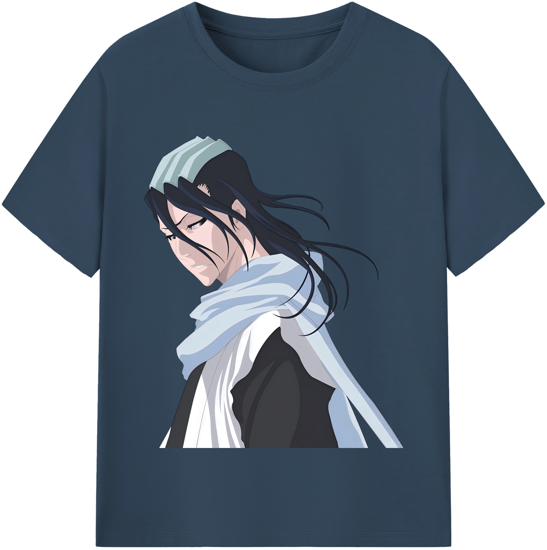 （画像用） ブリーチ くちき びゃくや BLEACH Kuchiki Byakuya レディースカジュアルプリントTシャツ（綿100％）