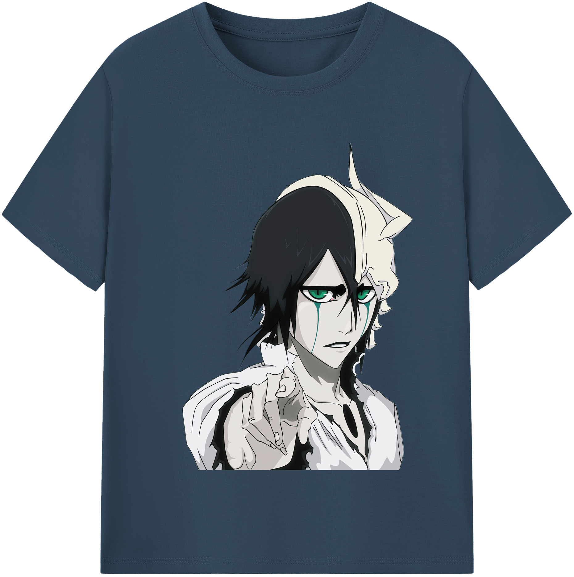 （画像用） ブリーチ ウルキオラ·シファー BLEACH Ulquiorra cifer レディースカジュアルプリントTシャツ（綿100％）