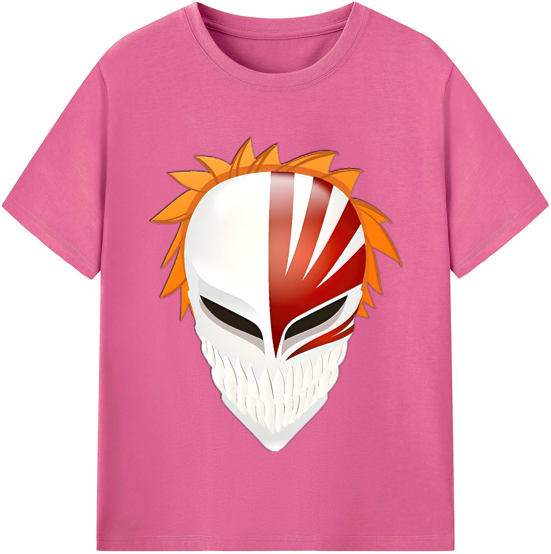 （画像用） ブリーチ 黒崎一護（くろさき いちご）BLEACH Kurosaki Ichigo レディースカジュアルプリントTシャツ（綿100％）