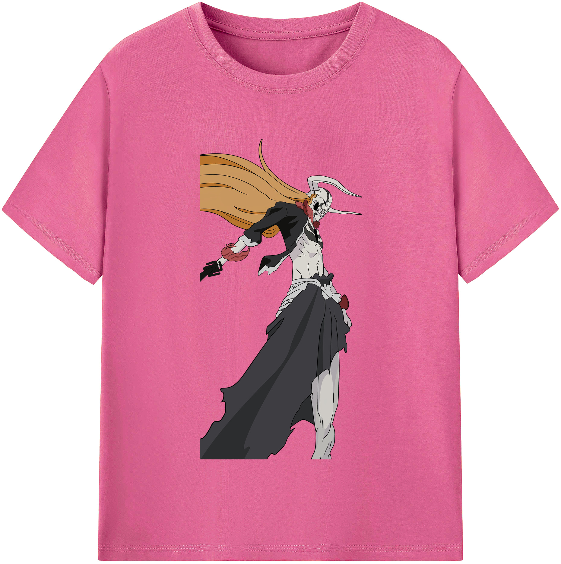 （画像用） ブリーチ 黒崎一護（くろさき いちご）BLEACH Kurosaki Ichigo レディースカジュアルプリントTシャツ（綿100％）