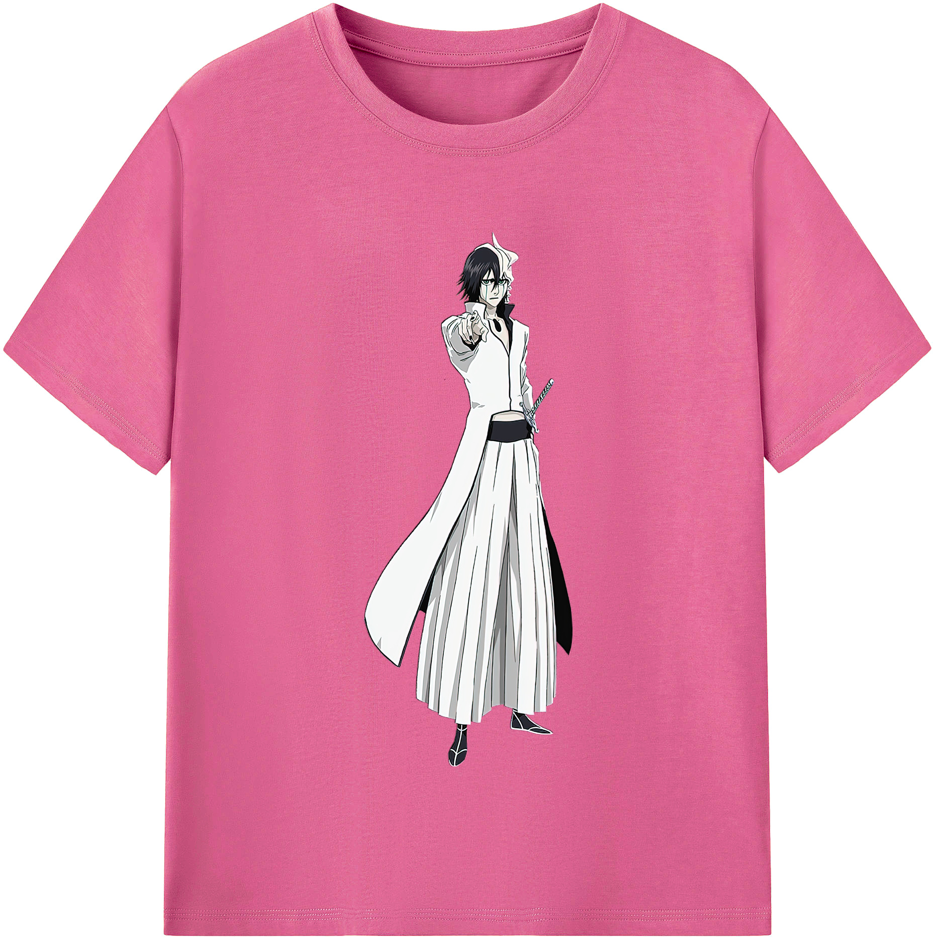 （画像用） ブリーチ ウルキオラ·シファー BLEACH Ulquiorra cifer レディースカジュアルプリントTシャツ（綿100％）