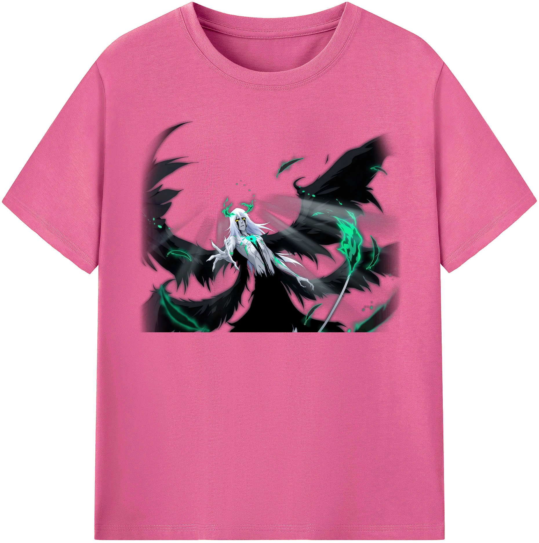 （画像用） ブリーチ ウルキオラ·シファー BLEACH Ulquiorra cifer レディースカジュアルプリントTシャツ（綿100％）