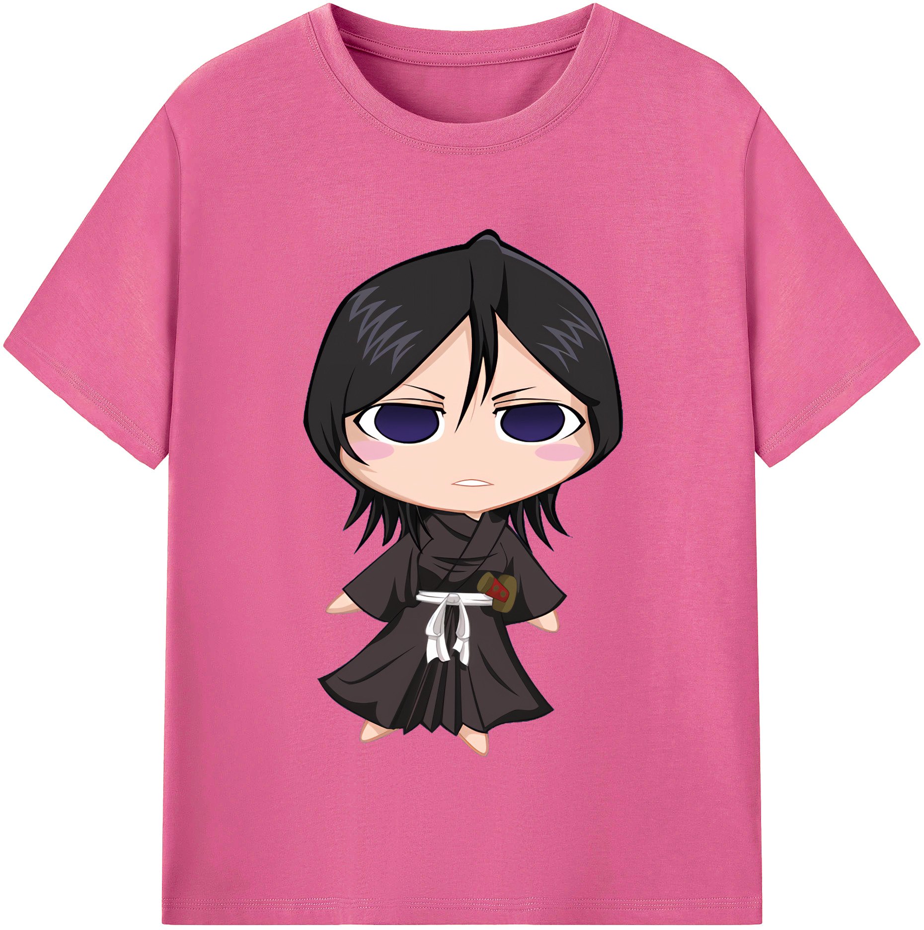 （画像用） ブリーチ 朽木ルキア BLEACH Kuchiki Rukia レディースカジュアルプリントTシャツ（綿100％）