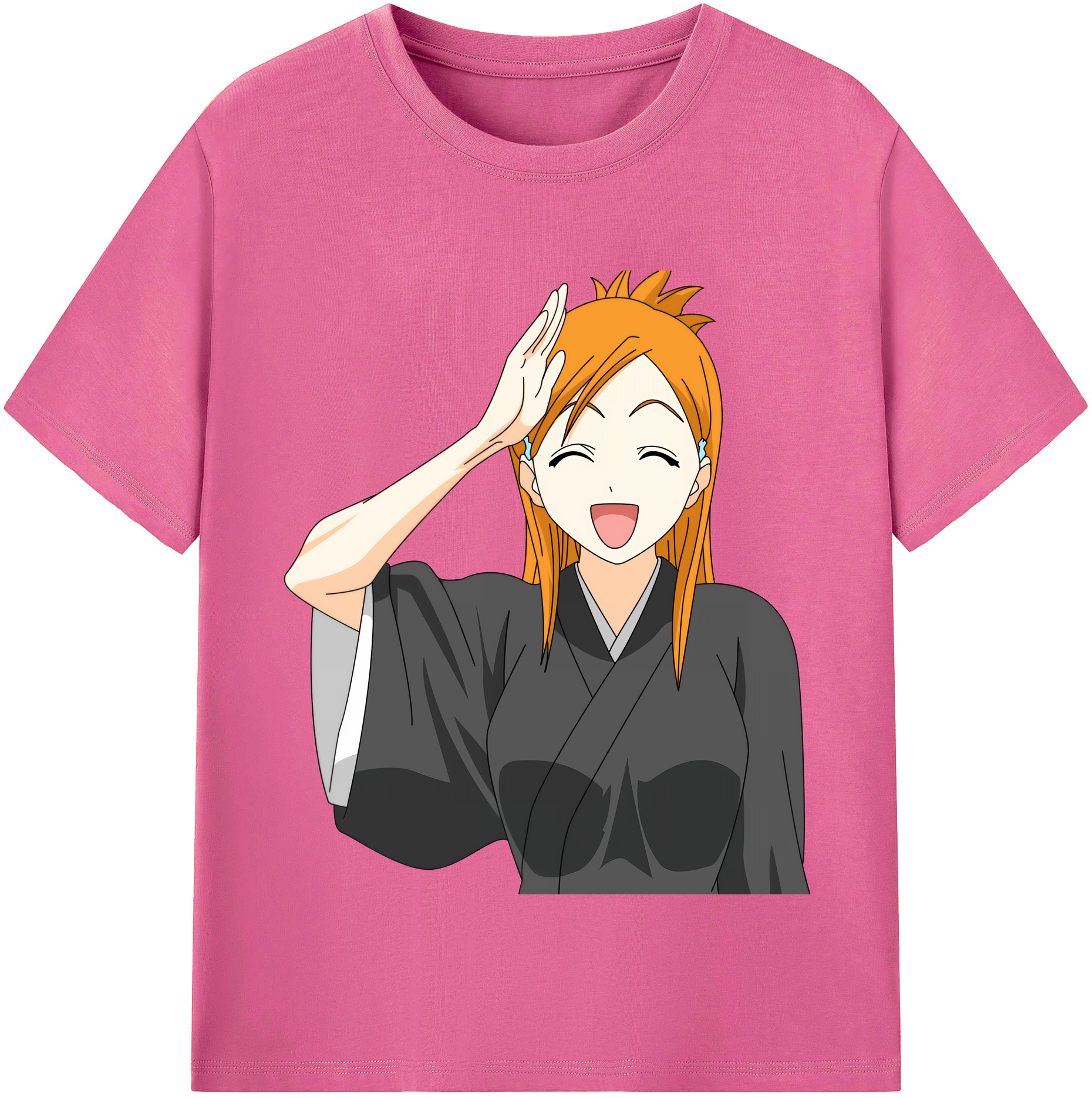 （画像用） ブリーチ 井上織姫（いのうえおりひめ） BLEACH Inoue Orihime レディースカジュアルプリントTシャツ（綿100％）