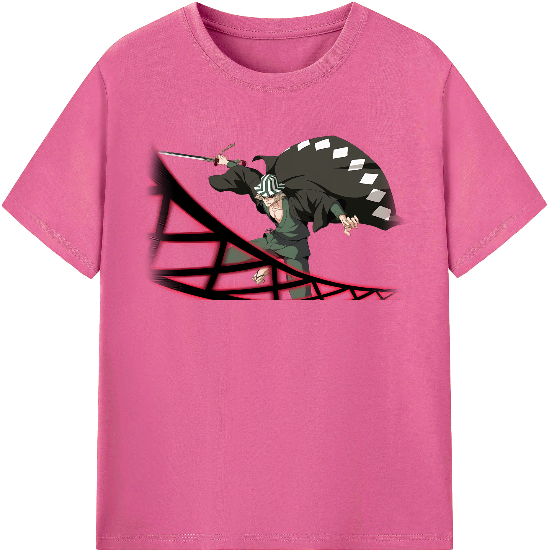 （画像用） "ブリーチ 浦原 喜助（うらはら きすけ） BLEACH Urahara Kisuke " レディースカジュアルプリントTシャツ（綿100％）