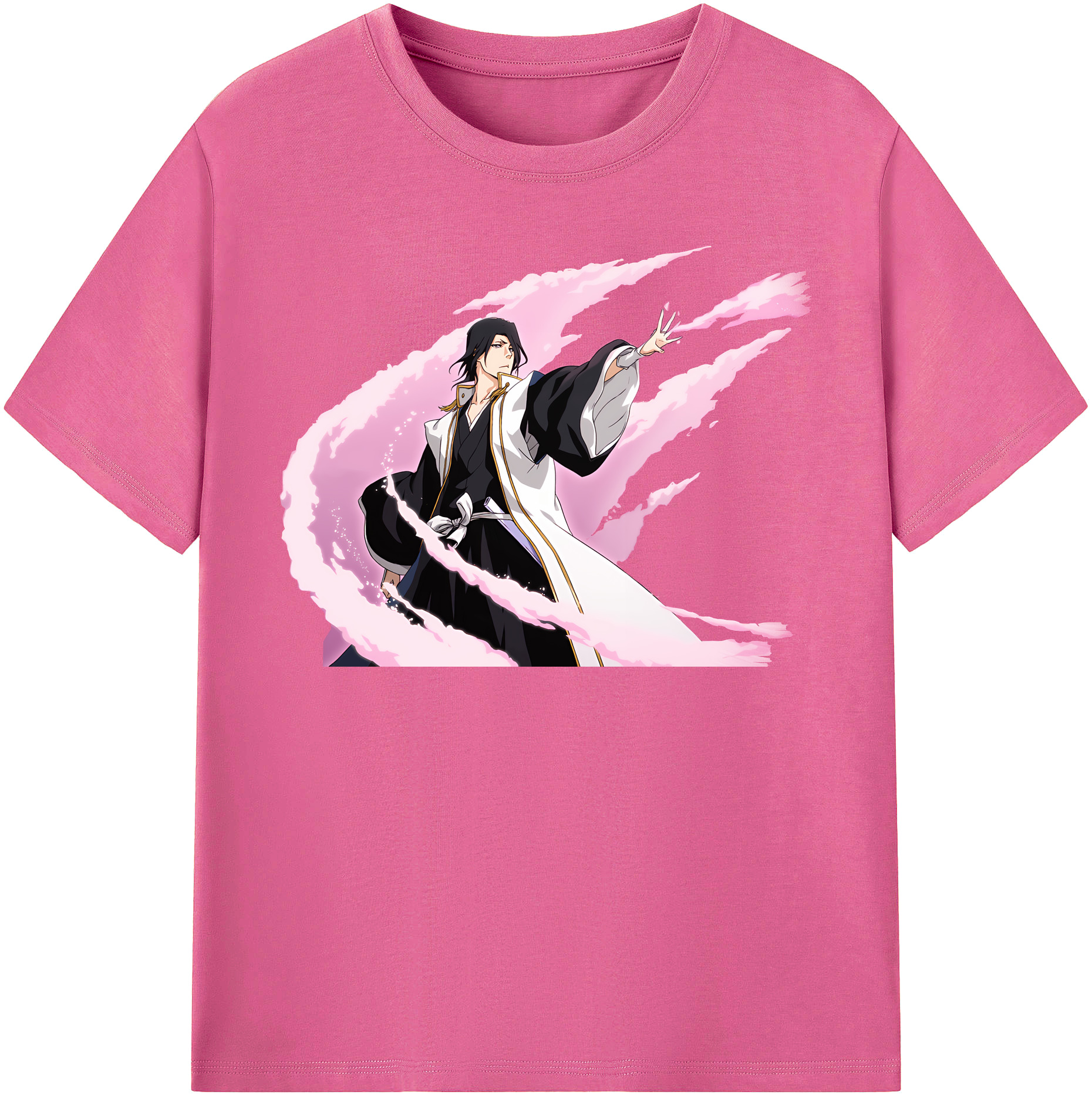 （画像用） ブリーチ くちき びゃくや BLEACH Kuchiki Byakuya レディースカジュアルプリントTシャツ（綿100％）