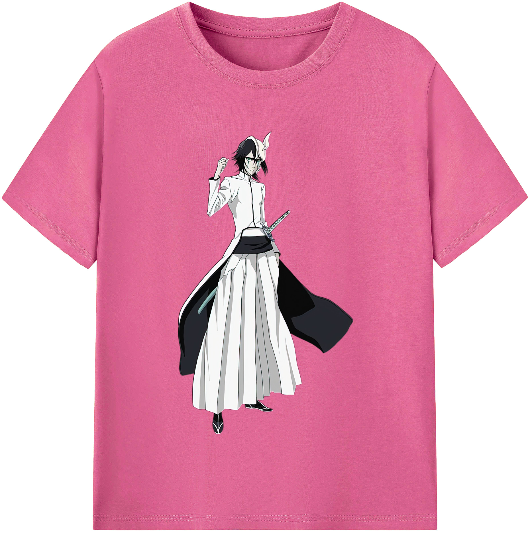 （画像用） ブリーチ ウルキオラ·シファー BLEACH Ulquiorra cifer レディースカジュアルプリントTシャツ（綿100％）