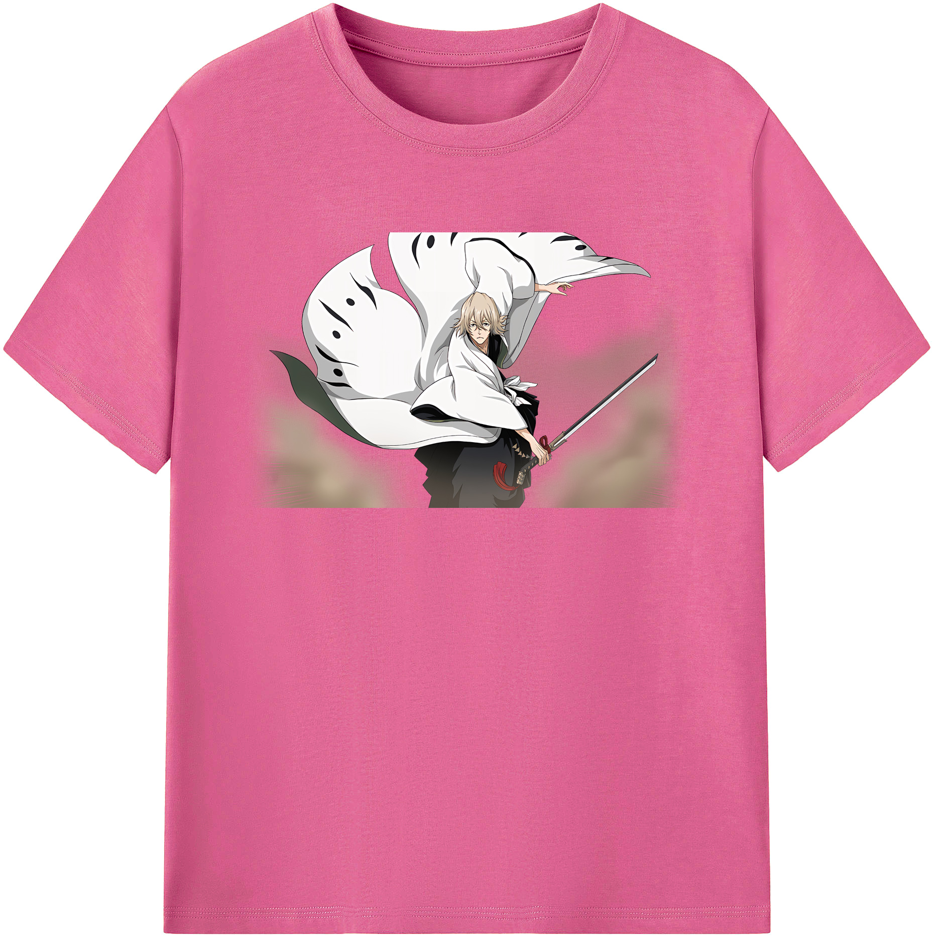 （画像用） "ブリーチ 浦原 喜助（うらはら きすけ） BLEACH Urahara Kisuke " レディースカジュアルプリントTシャツ（綿100％）