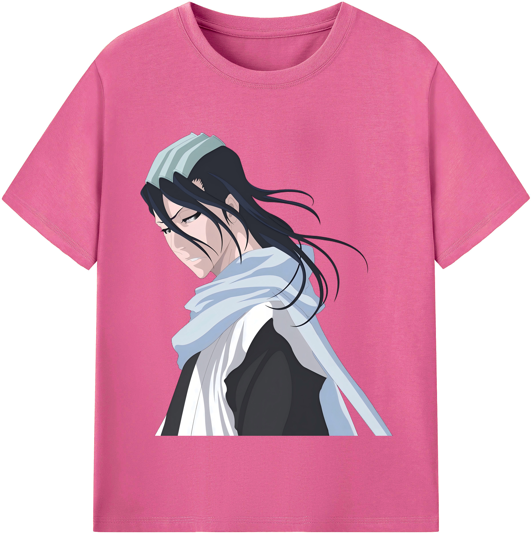 （画像用） ブリーチ くちき びゃくや BLEACH Kuchiki Byakuya レディースカジュアルプリントTシャツ（綿100％）