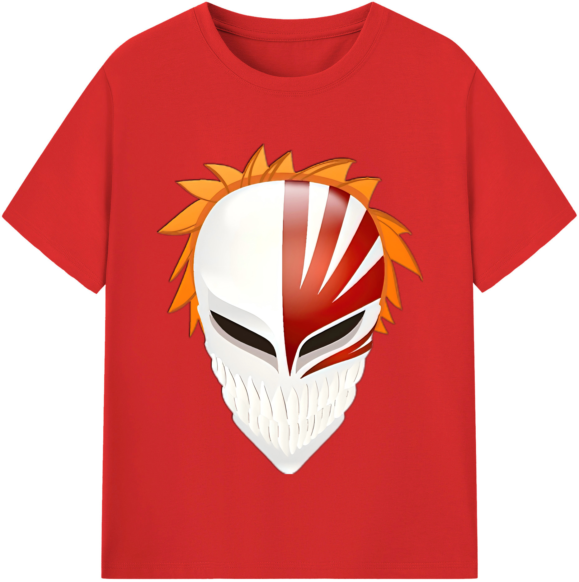 （画像用） ブリーチ 黒崎一護（くろさき いちご）BLEACH Kurosaki Ichigo レディースカジュアルプリントTシャツ（綿100％）