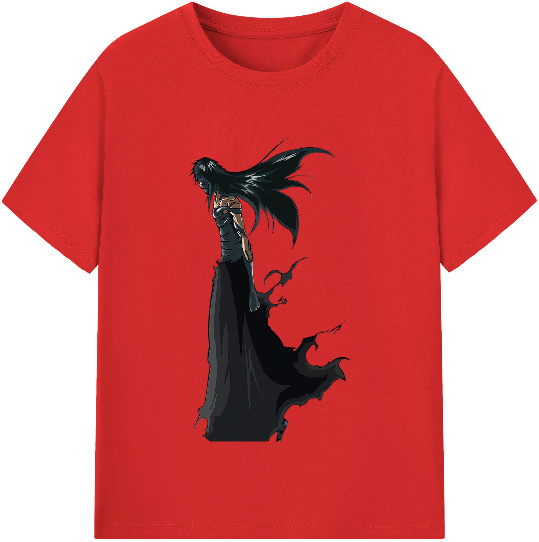 （画像用） ブリーチ 黒崎一護（くろさき いちご）BLEACH Kurosaki Ichigo レディースカジュアルプリントTシャツ（綿100％）