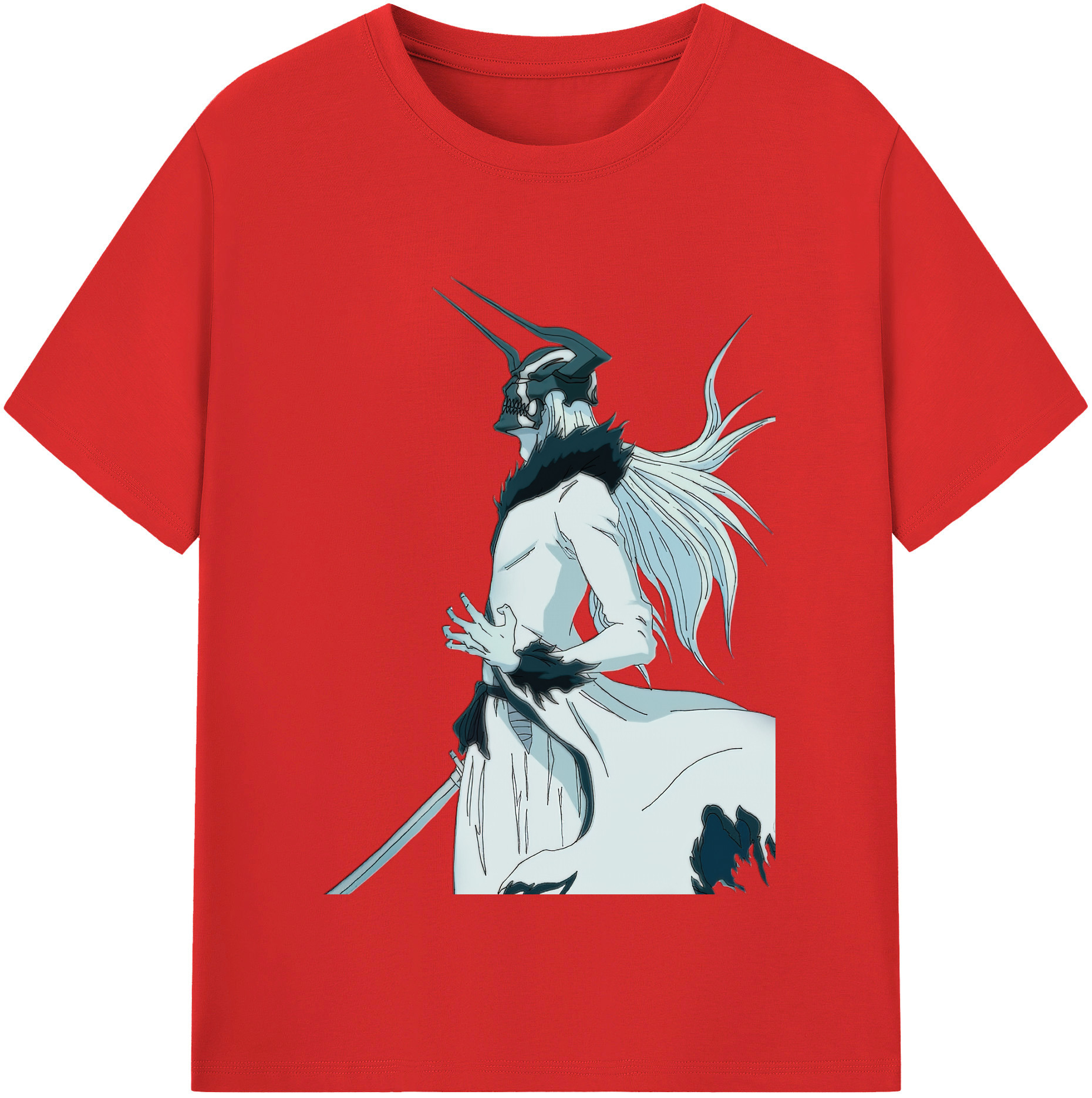 （画像用） ブリーチ 黒崎一護（くろさき いちご）BLEACH Kurosaki Ichigo レディースカジュアルプリントTシャツ（綿100％）