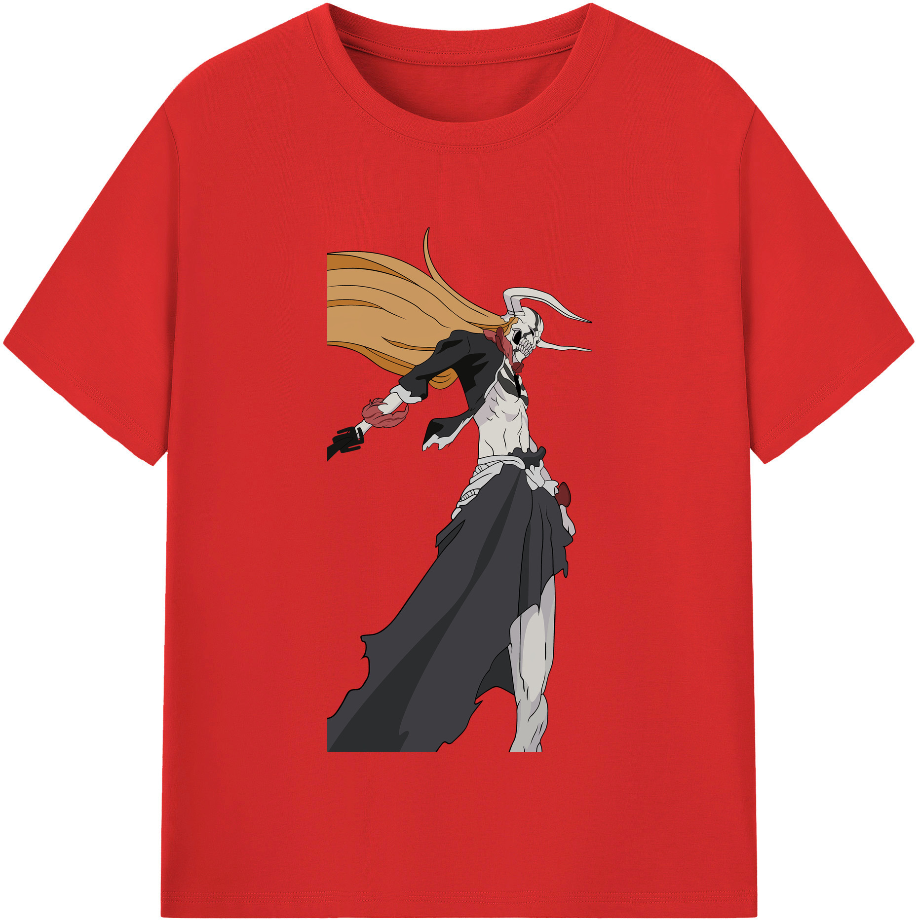 （画像用） ブリーチ 黒崎一護（くろさき いちご）BLEACH Kurosaki Ichigo レディースカジュアルプリントTシャツ（綿100％）