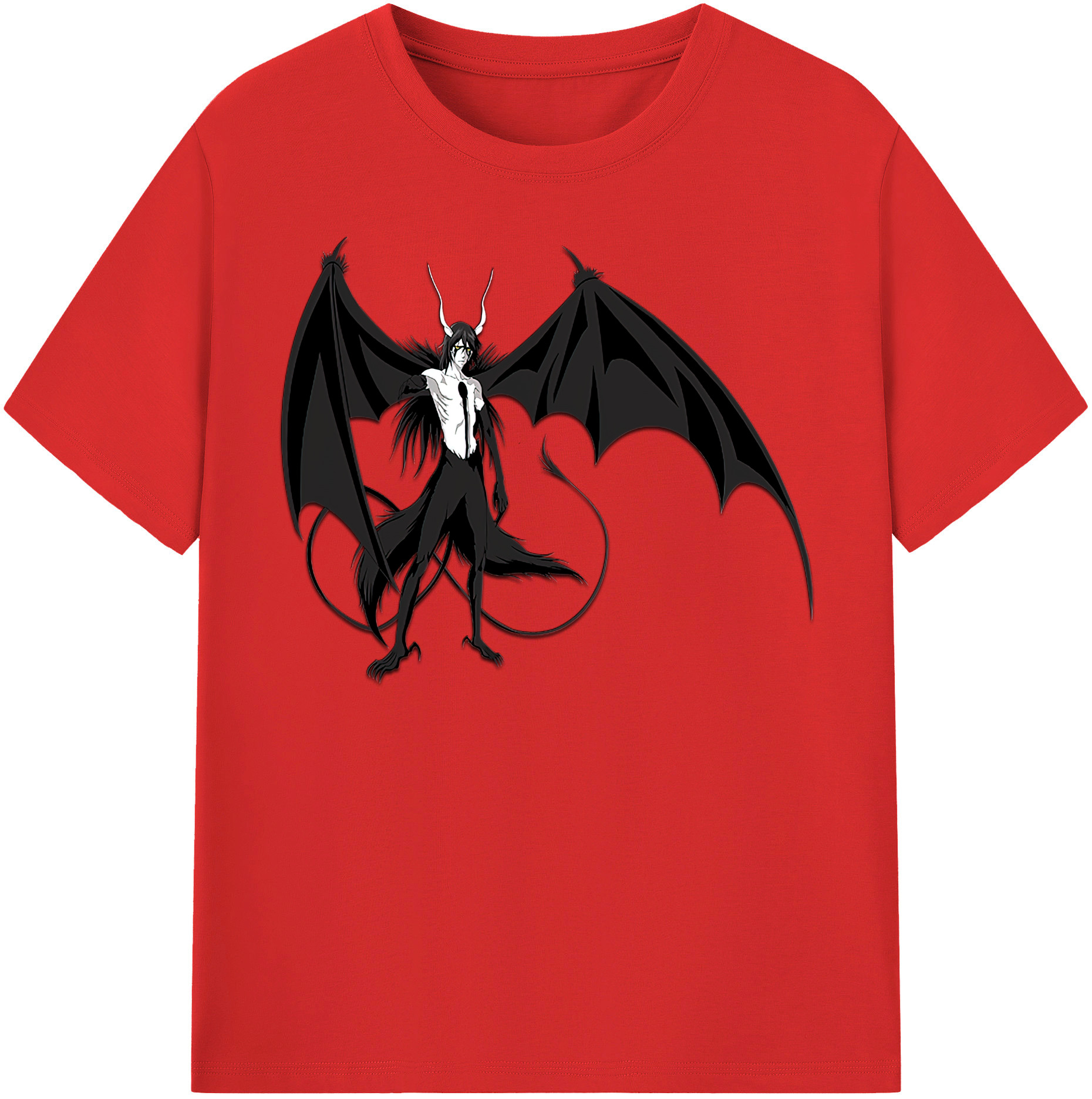 （画像用） ブリーチ ウルキオラ·シファー BLEACH Ulquiorra cifer レディースカジュアルプリントTシャツ（綿100％）
