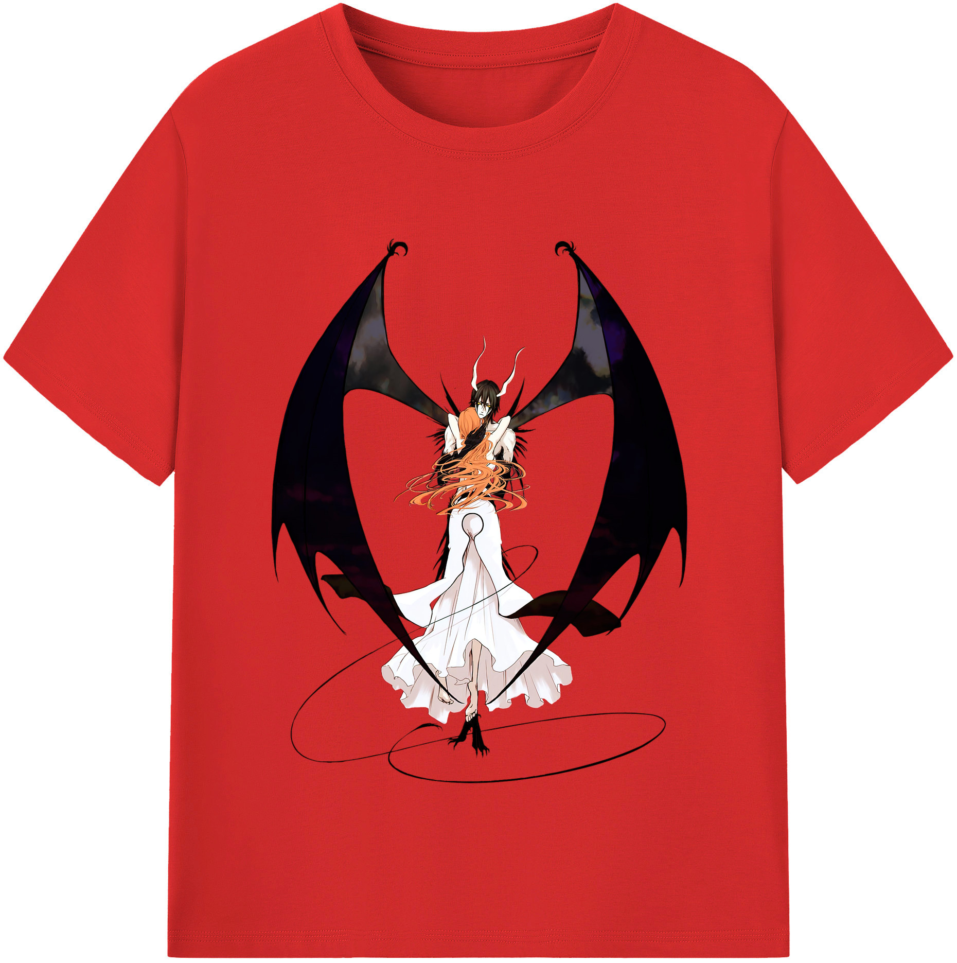 （画像用） ブリーチ ウルキオラ·シファー BLEACH Ulquiorra cifer レディースカジュアルプリントTシャツ（綿100％）
