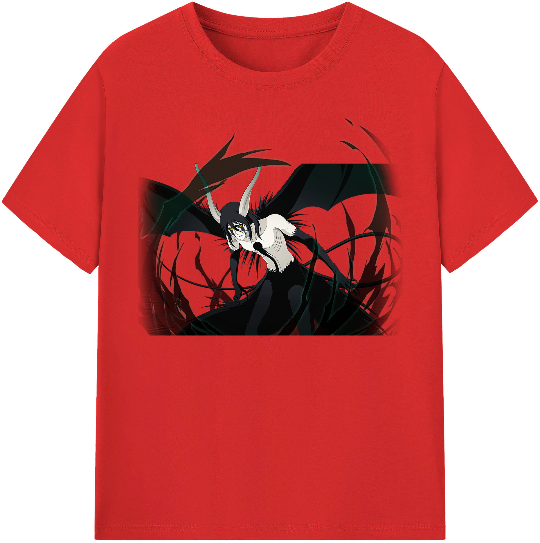 （画像用） ブリーチ ウルキオラ·シファー BLEACH Ulquiorra cifer レディースカジュアルプリントTシャツ（綿100％）