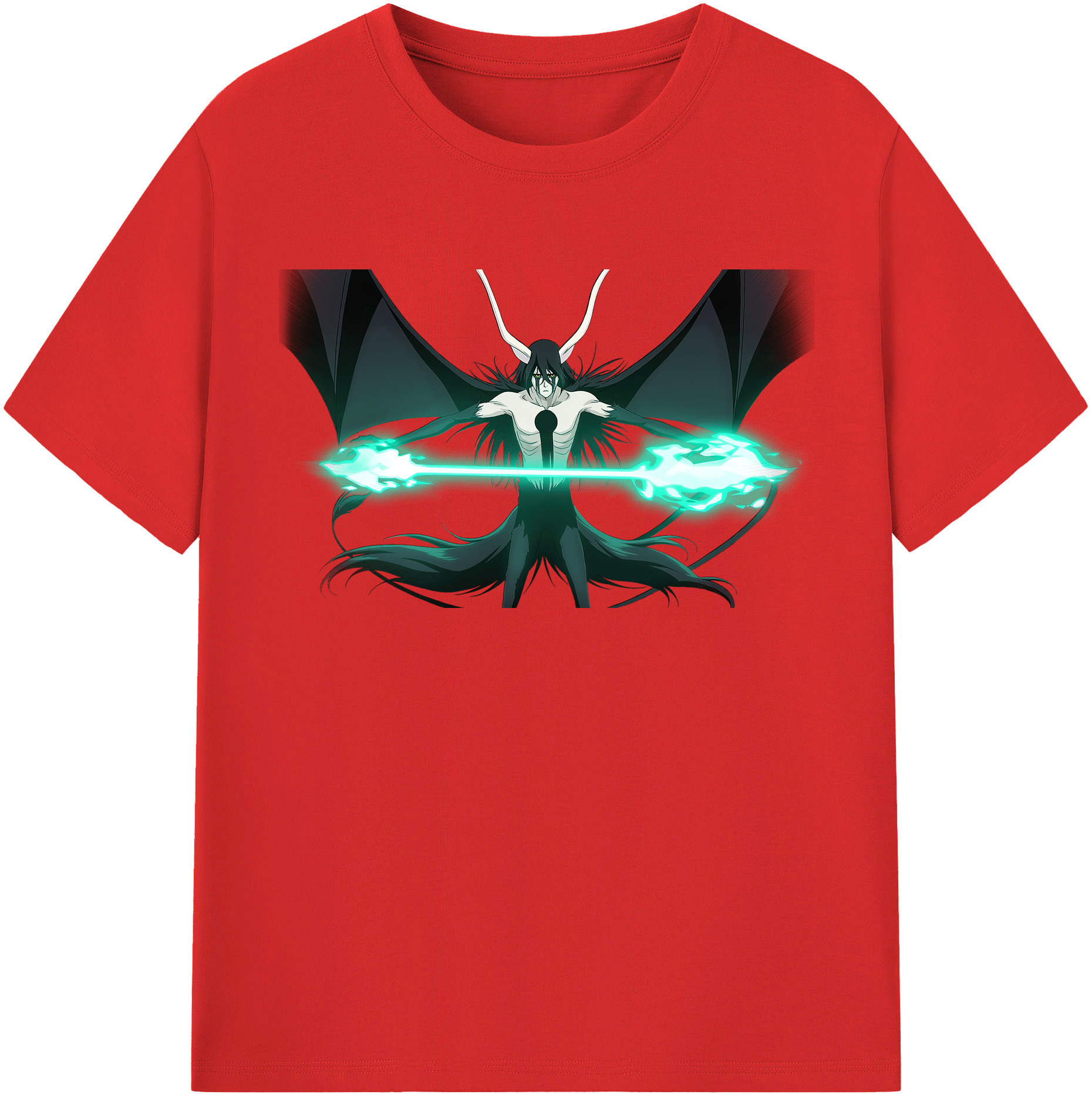 （画像用） ブリーチ ウルキオラ·シファー BLEACH Ulquiorra cifer レディースカジュアルプリントTシャツ（綿100％）