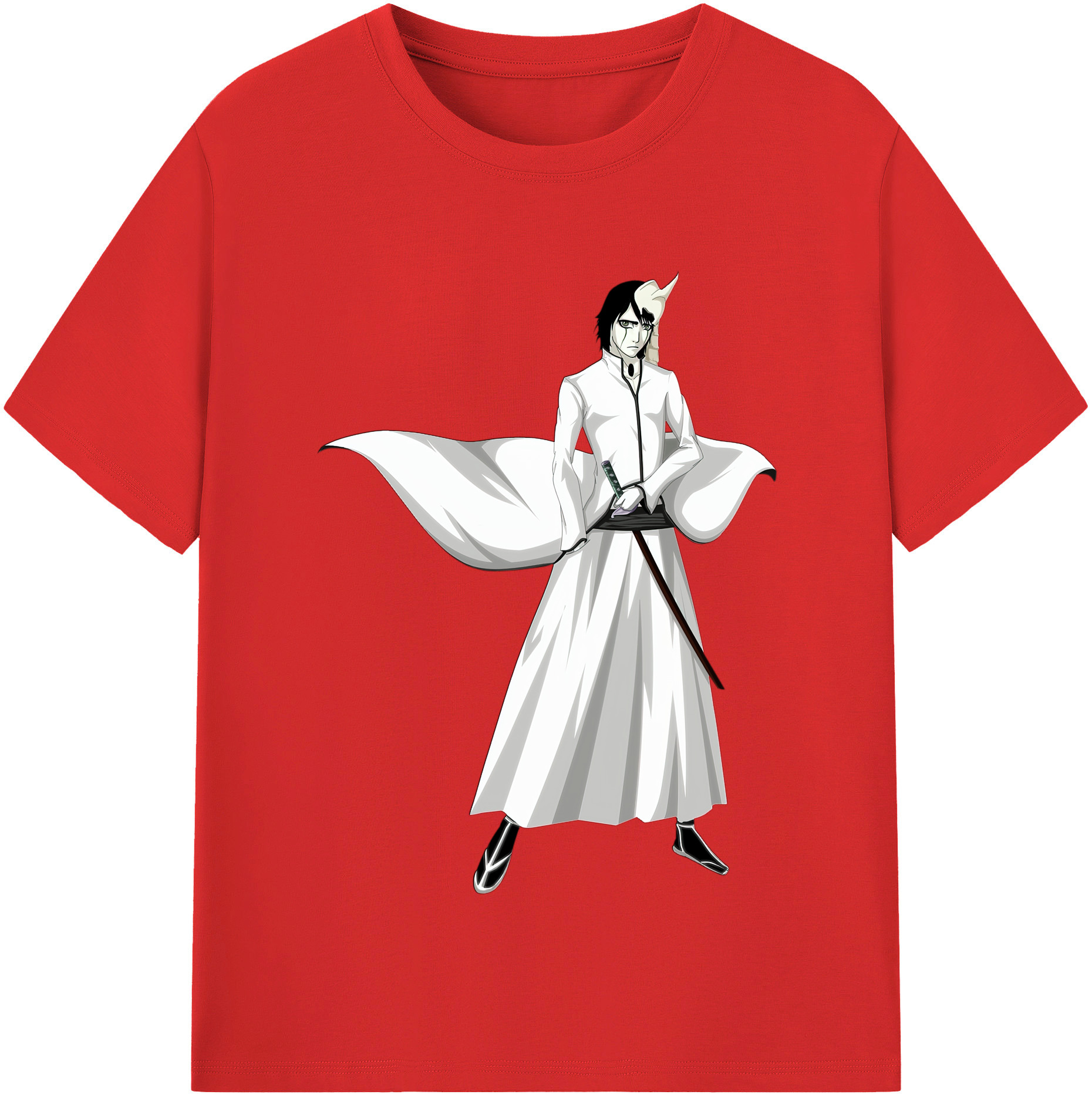 （画像用） ブリーチ ウルキオラ·シファー BLEACH Ulquiorra cifer レディースカジュアルプリントTシャツ（綿100％）