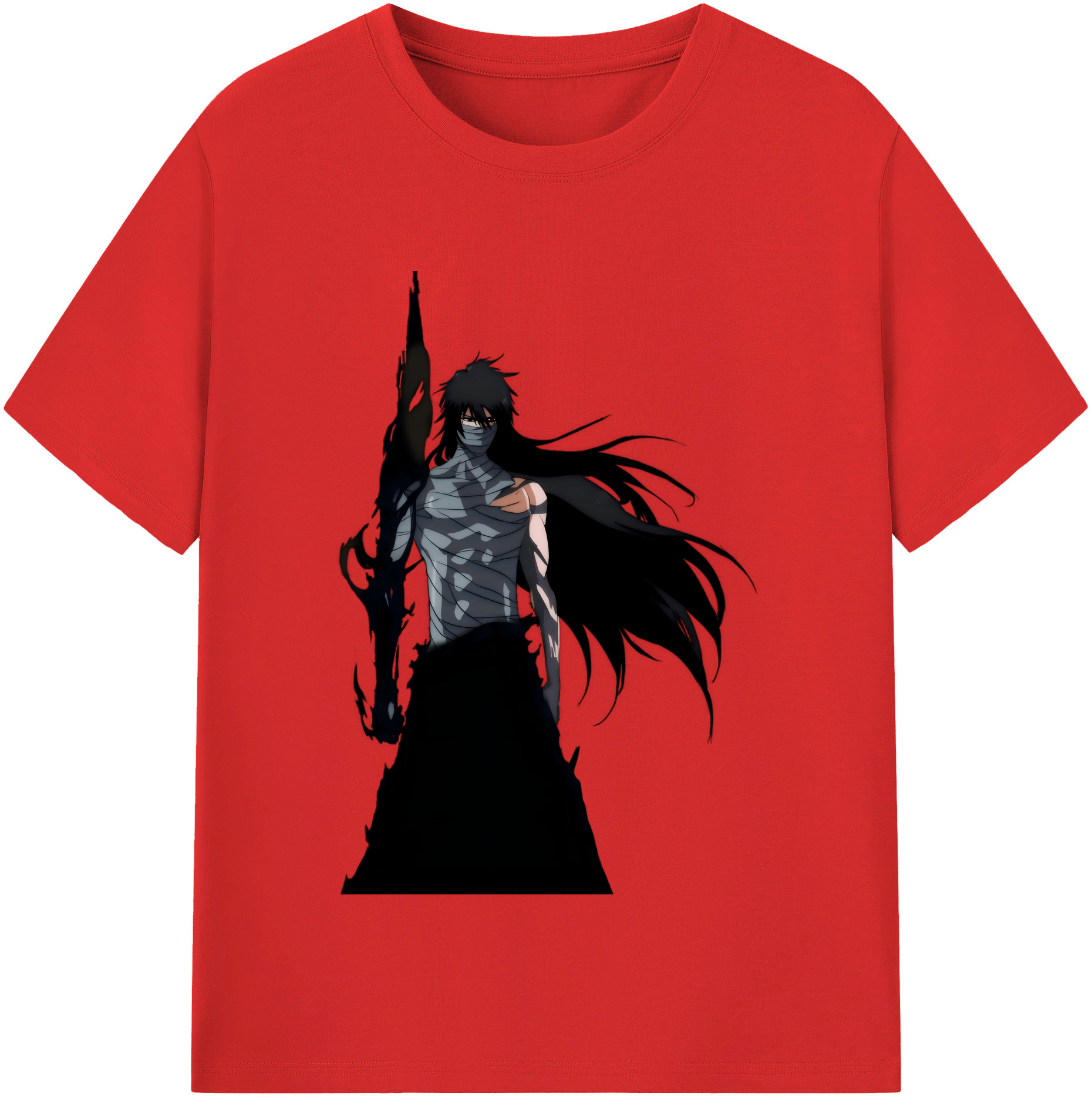 （画像用） ブリーチ 黒崎一護（くろさき いちご）BLEACH Kurosaki Ichigo レディースカジュアルプリントTシャツ（綿100％）