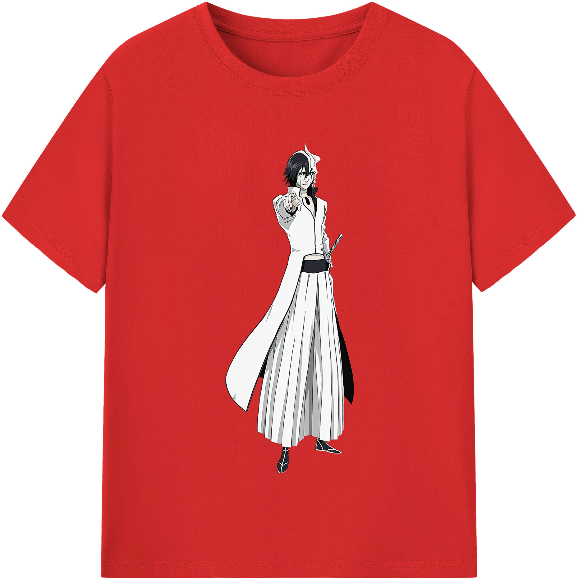 （画像用） ブリーチ ウルキオラ·シファー BLEACH Ulquiorra cifer レディースカジュアルプリントTシャツ（綿100％）