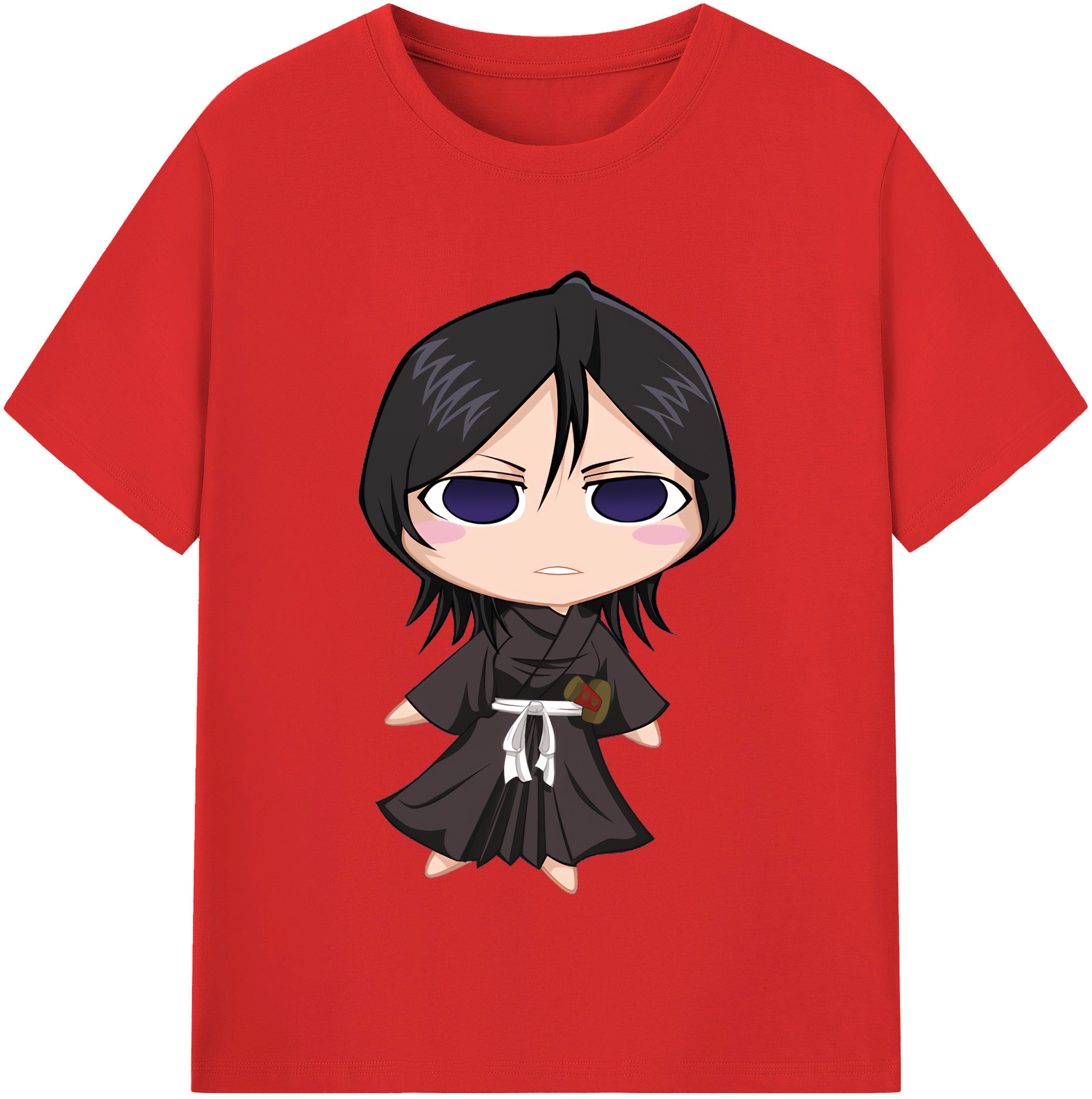 （画像用） ブリーチ 朽木ルキア BLEACH Kuchiki Rukia レディースカジュアルプリントTシャツ（綿100％）