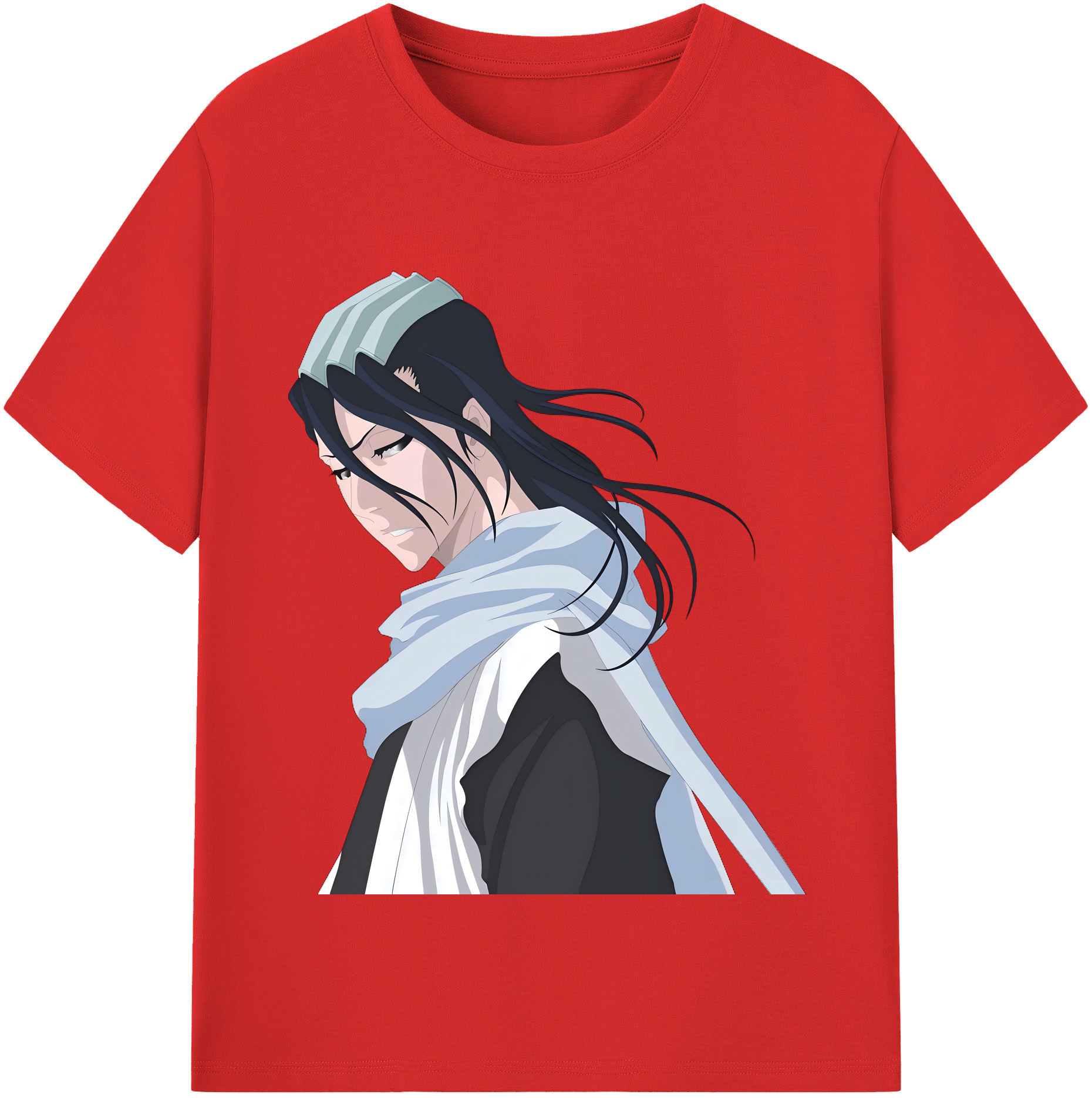 （画像用） ブリーチ くちき びゃくや BLEACH Kuchiki Byakuya レディースカジュアルプリントTシャツ（綿100％）
