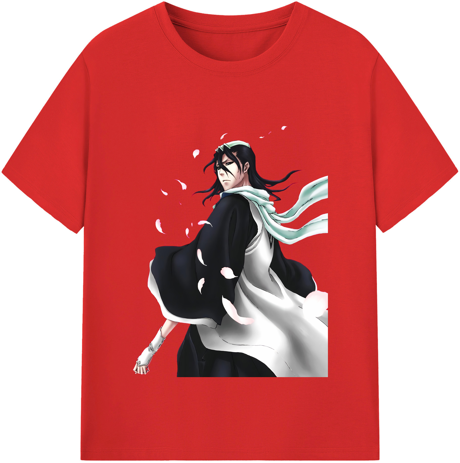 （画像用） ブリーチ くちき びゃくや BLEACH Kuchiki Byakuya レディースカジュアルプリントTシャツ（綿100％）