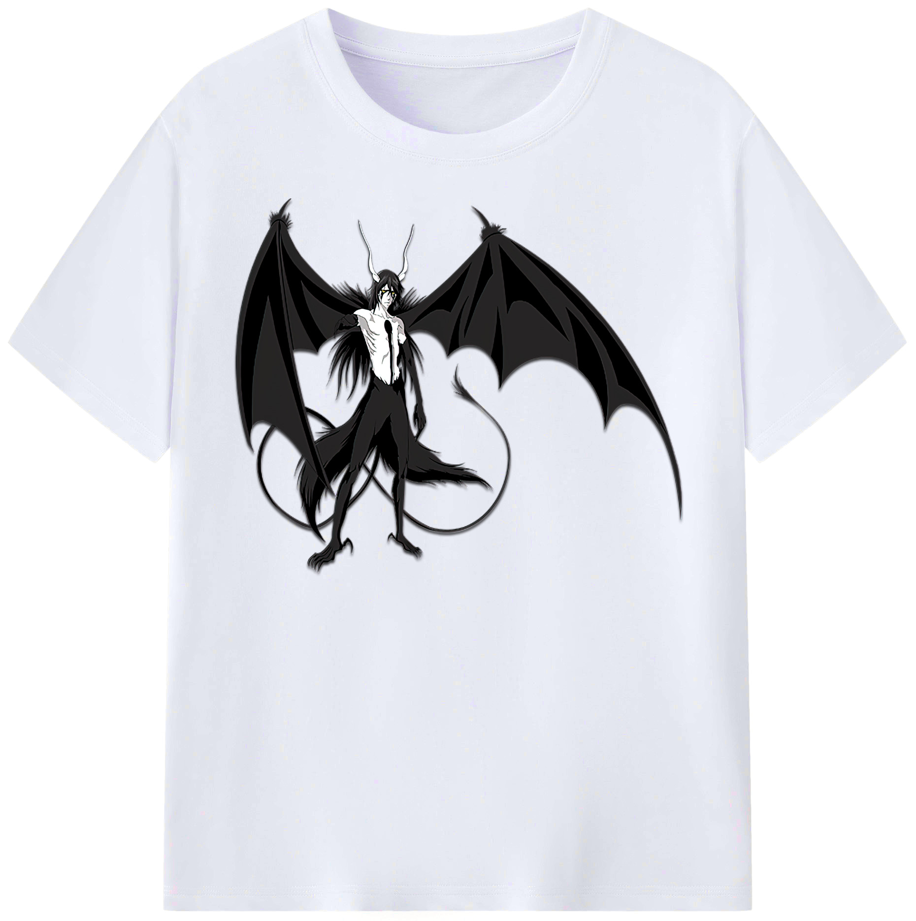 （画像用） ブリーチ ウルキオラ·シファー BLEACH Ulquiorra cifer レディースカジュアルプリントTシャツ（綿100％）