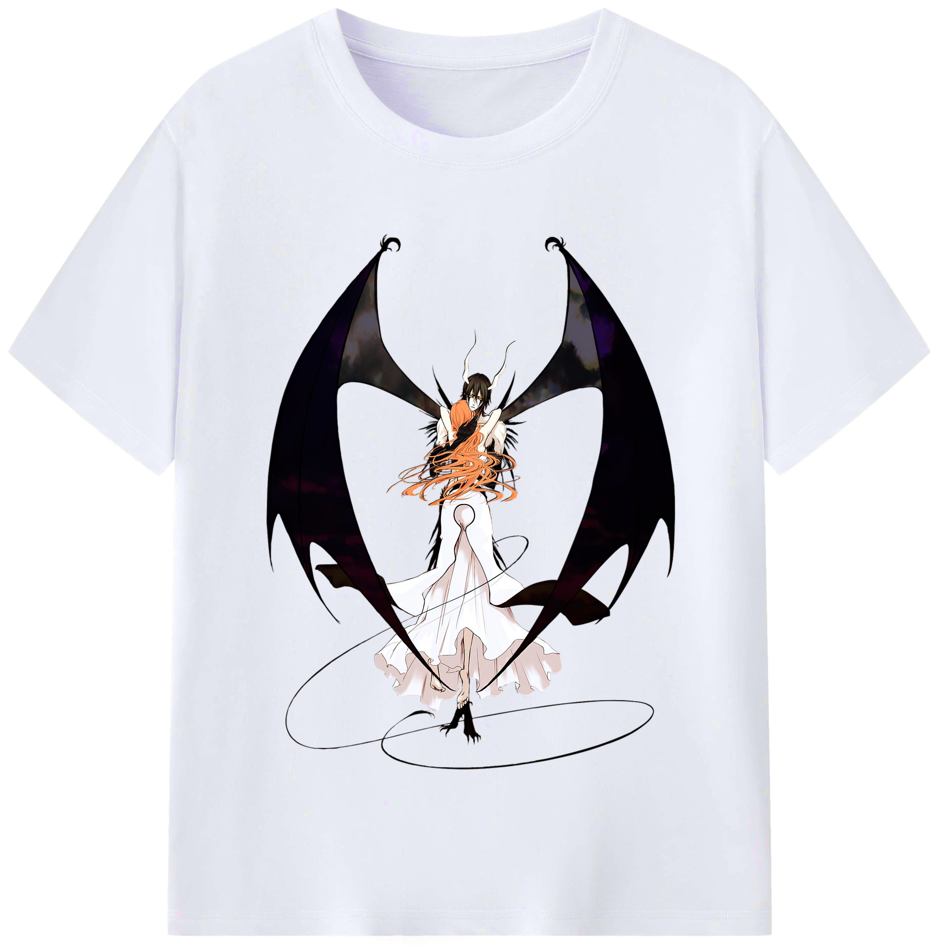（画像用） ブリーチ ウルキオラ·シファー BLEACH Ulquiorra cifer レディースカジュアルプリントTシャツ（綿100％）
