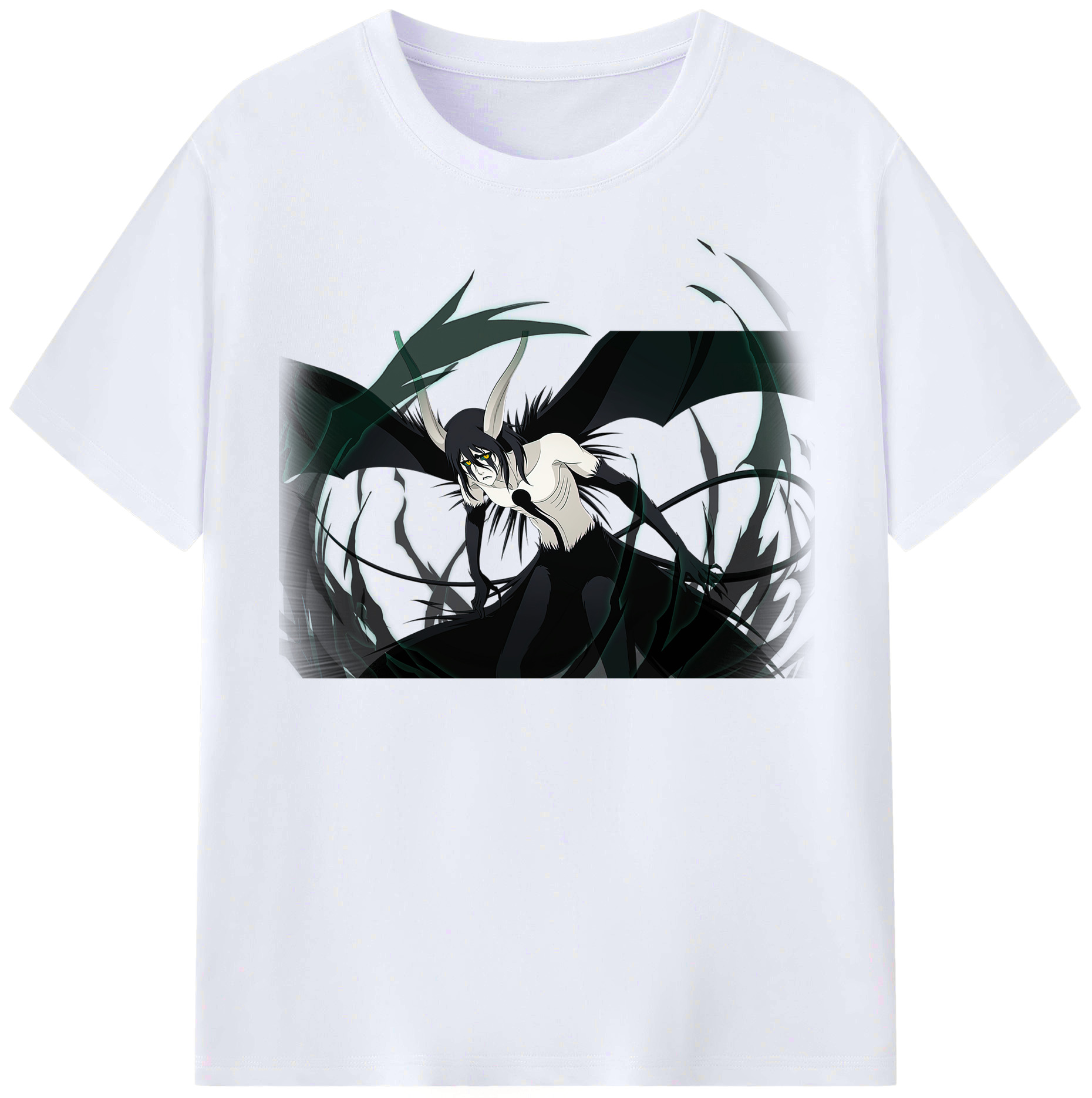 （画像用） ブリーチ ウルキオラ·シファー BLEACH Ulquiorra cifer レディースカジュアルプリントTシャツ（綿100％）
