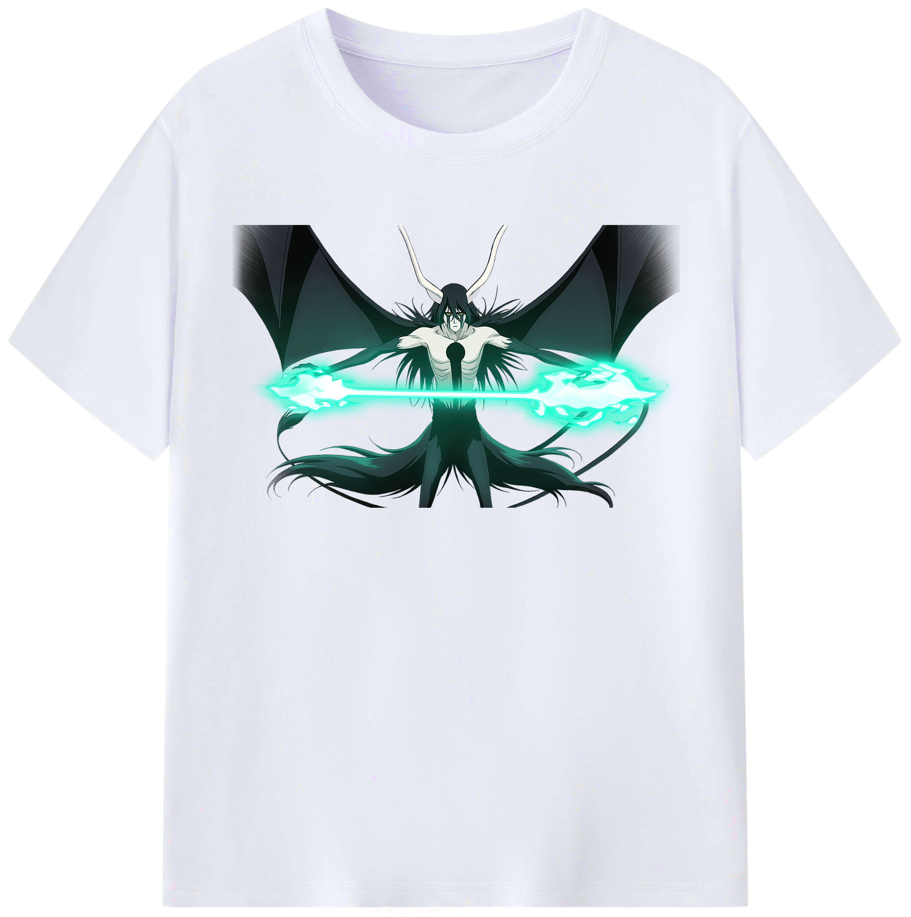 （画像用） ブリーチ ウルキオラ·シファー BLEACH Ulquiorra cifer レディースカジュアルプリントTシャツ（綿100％）