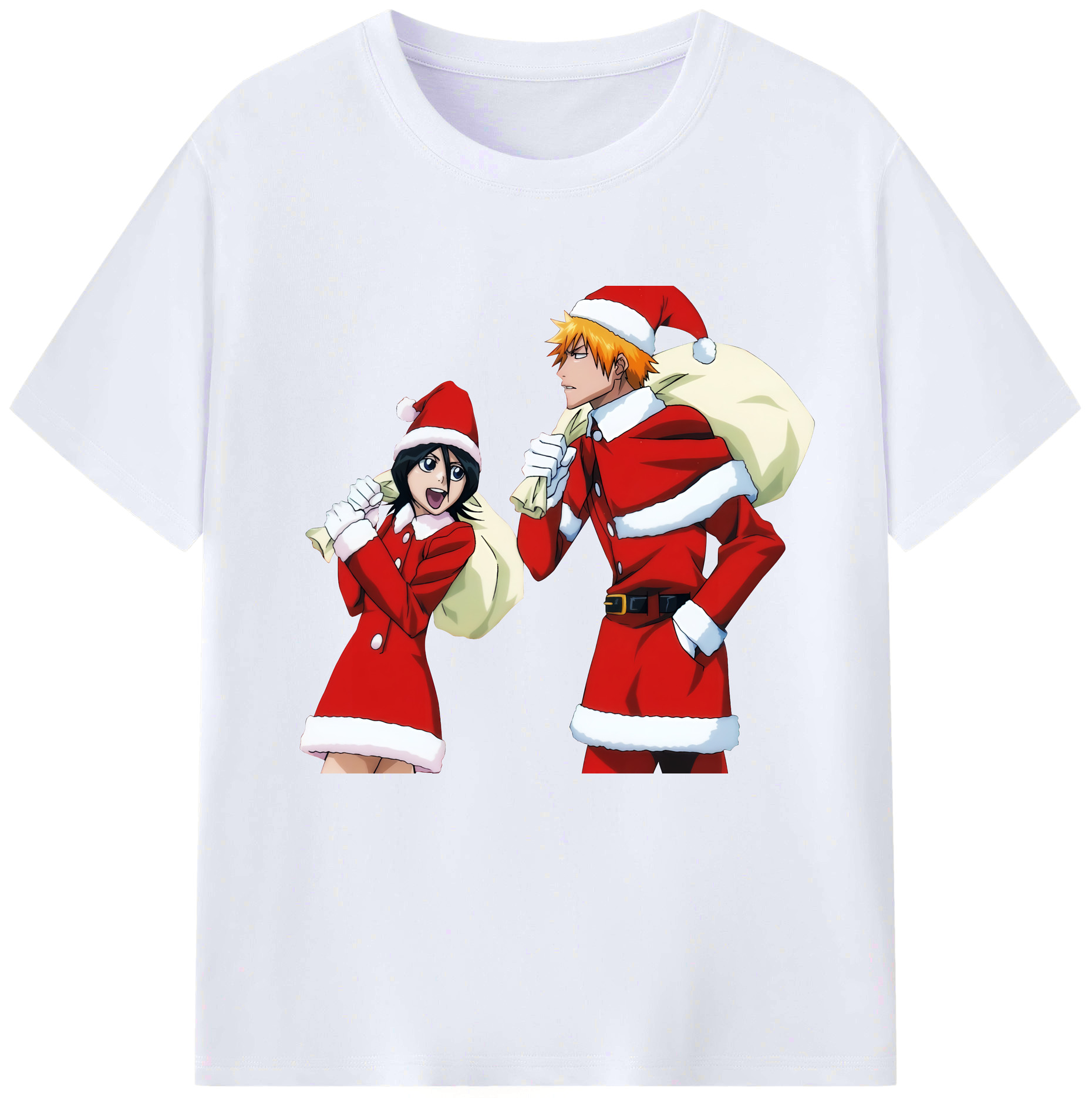 （画像用） ブリーチ 朽木ルキア BLEACH Kuchiki Rukia レディースカジュアルプリントTシャツ（綿100％）