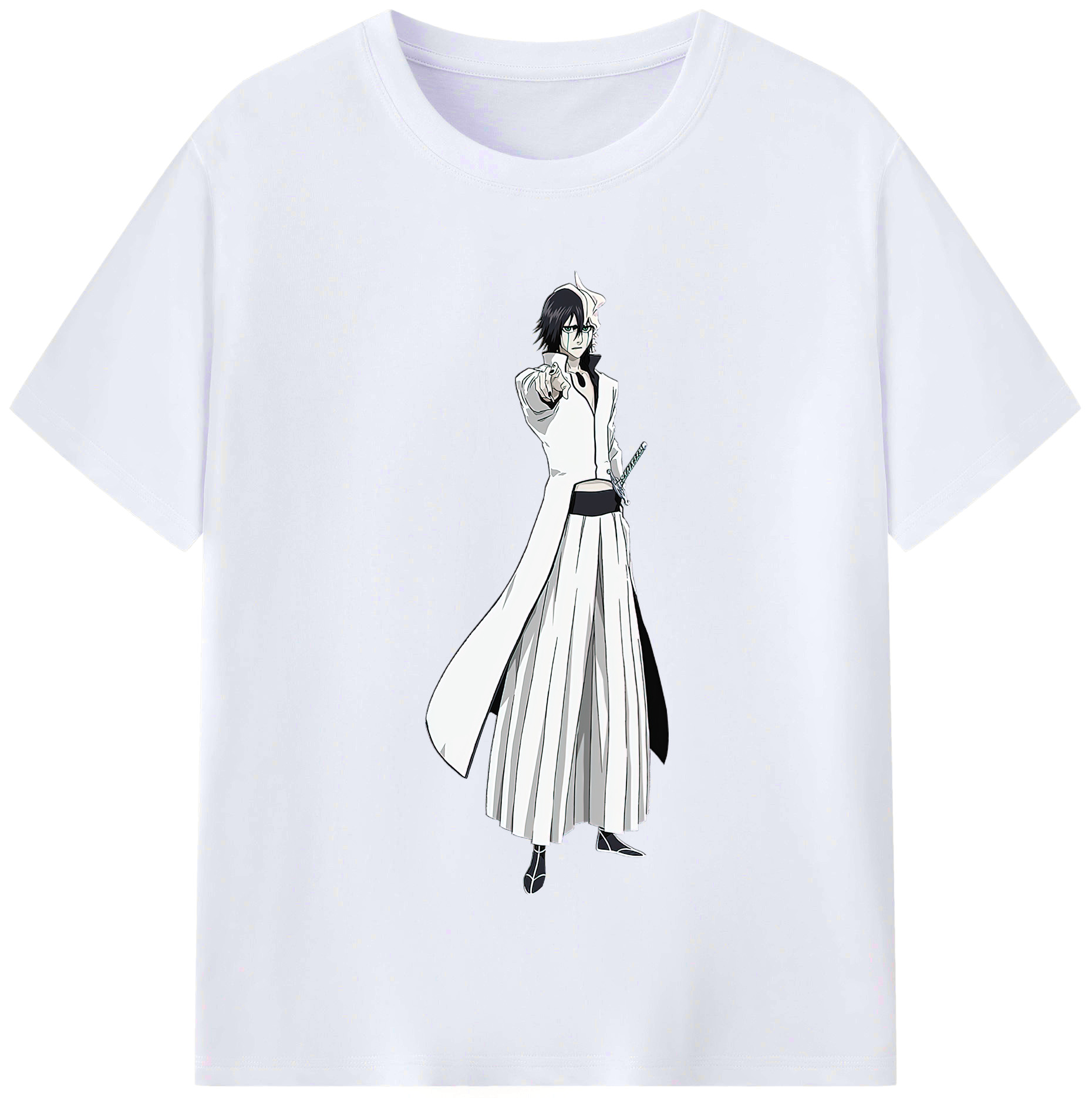 （画像用） ブリーチ ウルキオラ·シファー BLEACH Ulquiorra cifer レディースカジュアルプリントTシャツ（綿100％）